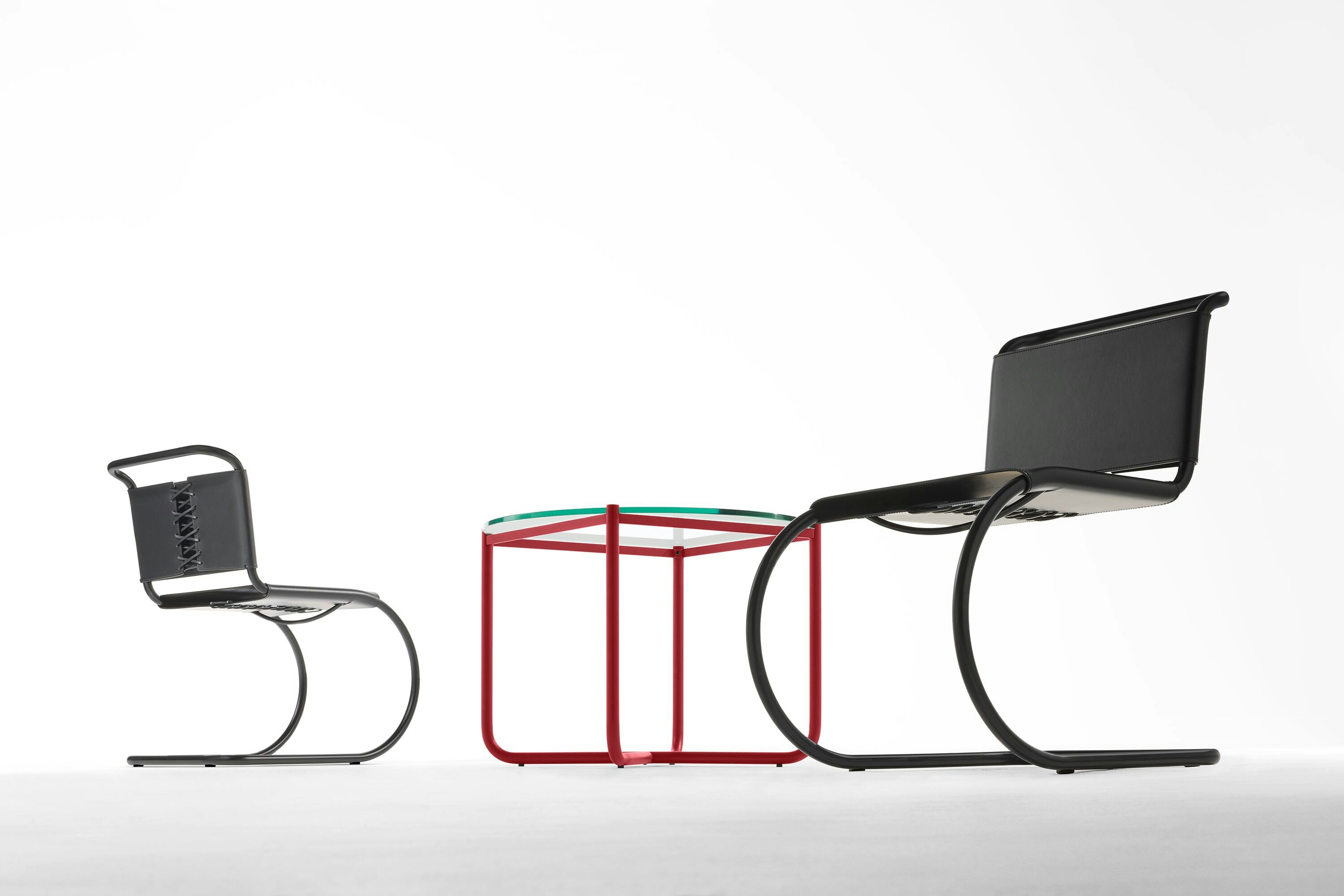 mr チェア　カンチレバーチェア　knoll リプロダクト MR Side Chair, Rattan | Knoll