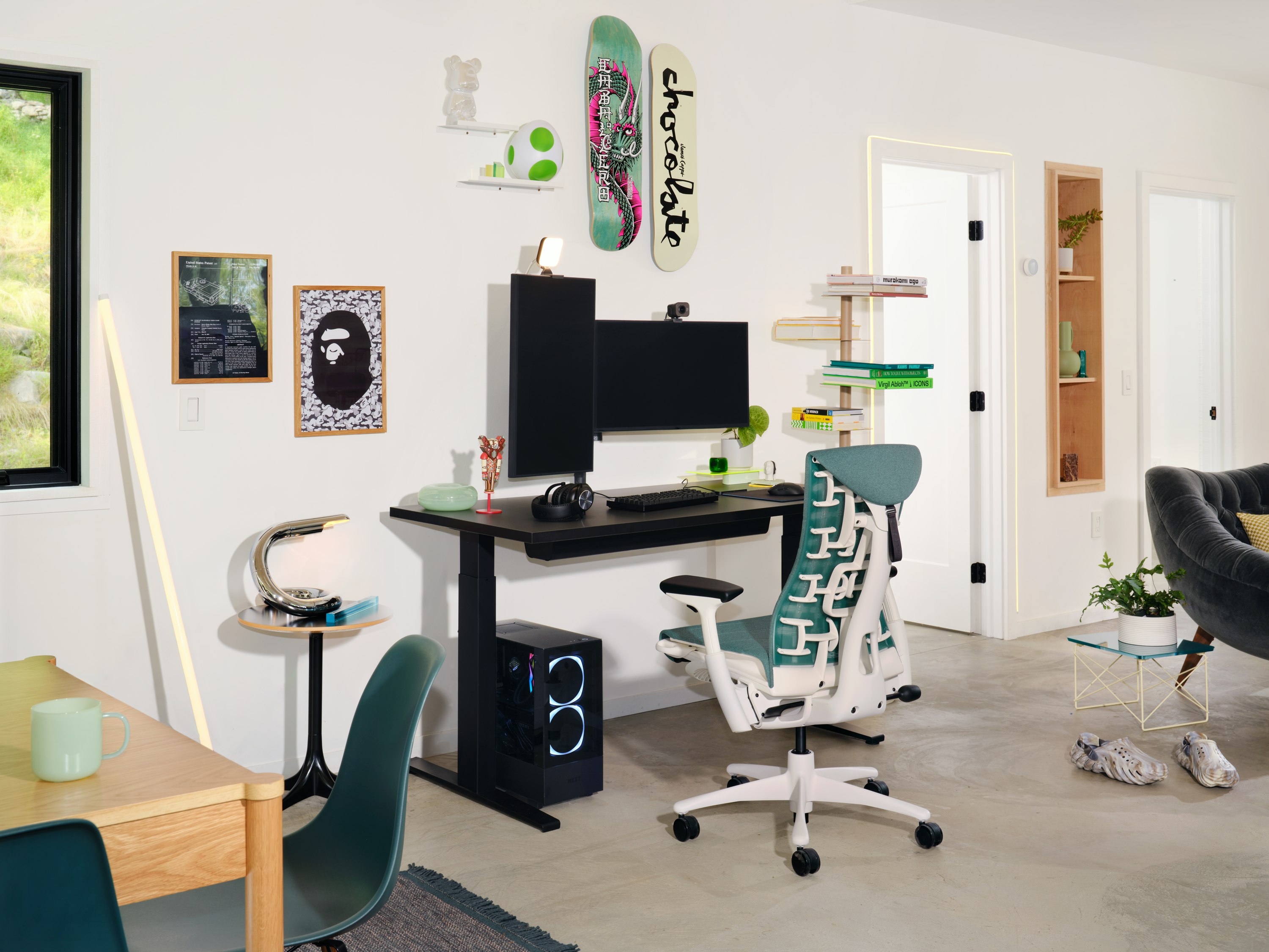 Embody Gaming Chair in Galaxy and White