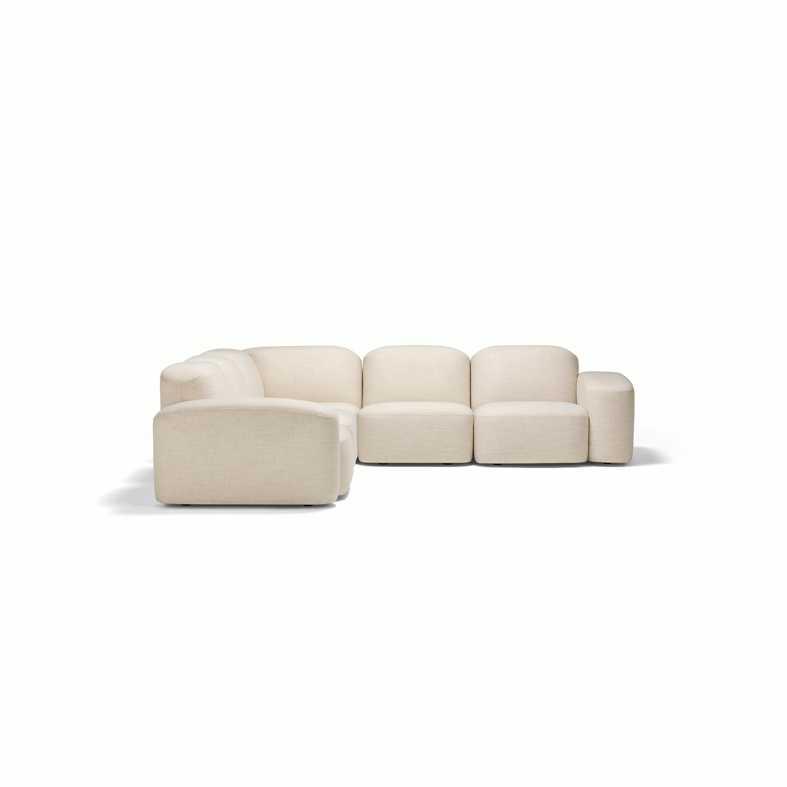 Muse Five Seat Corner Sectional - Hyams, Sable
