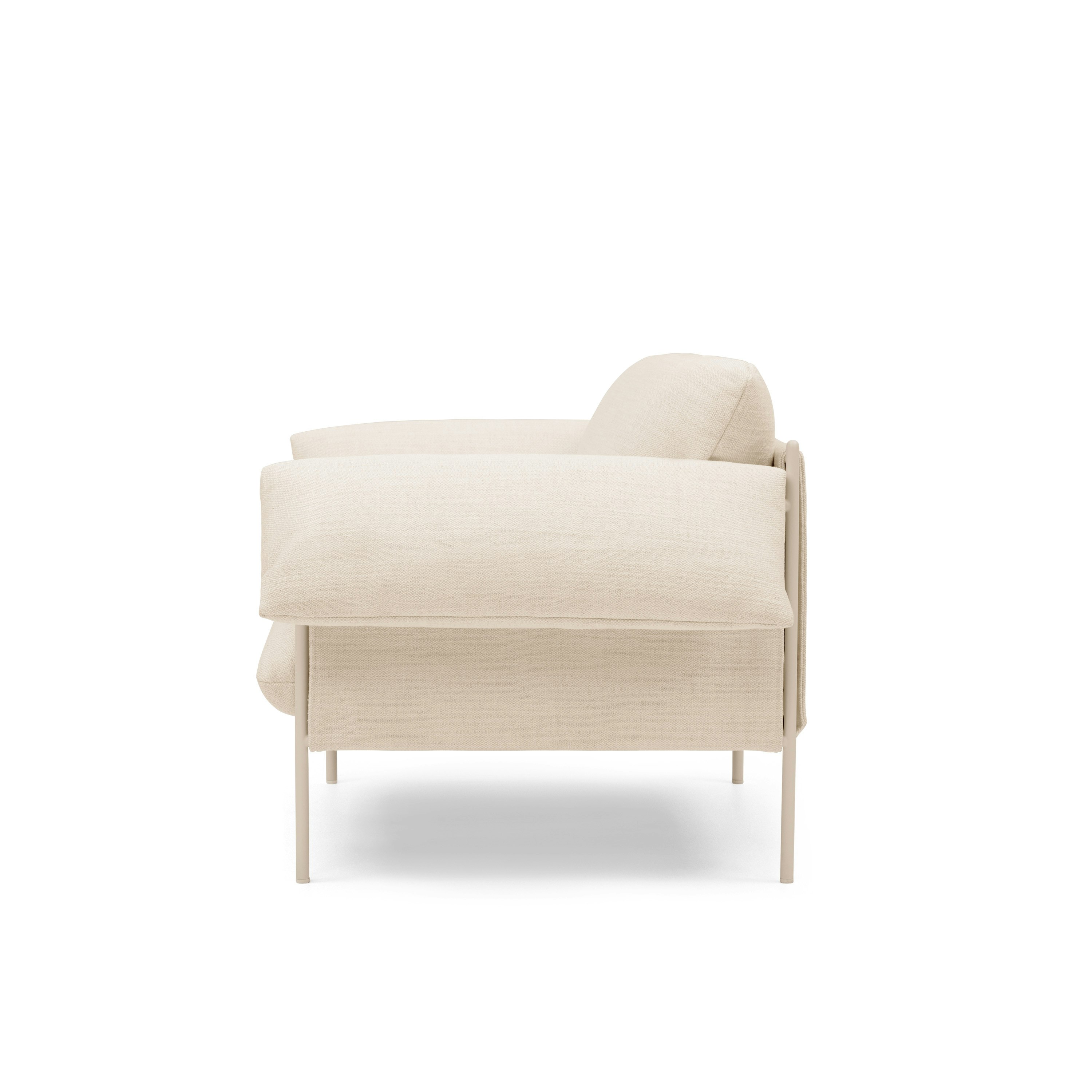Alva Occasional Chair Nougat Frame Hyams Sable