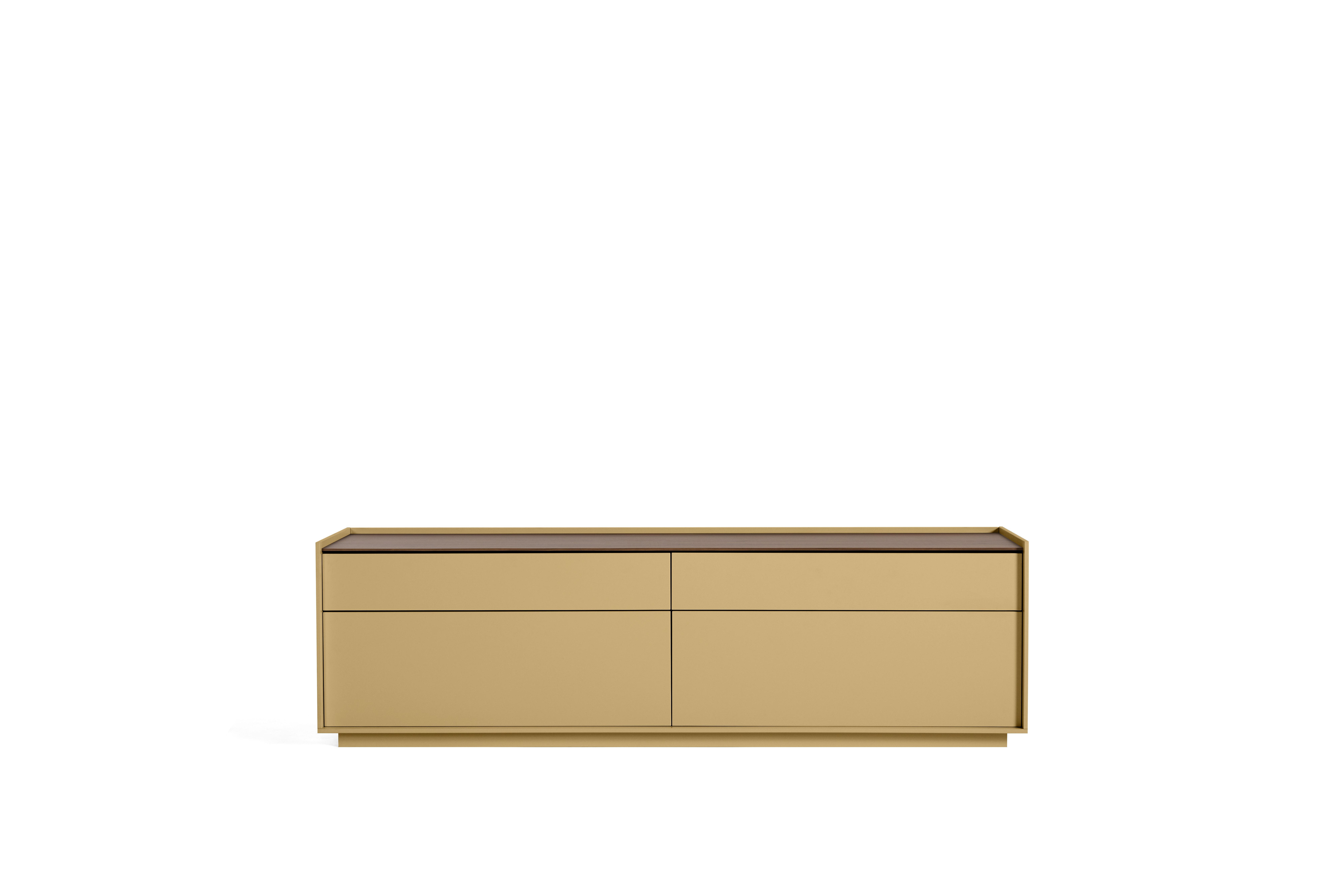 A Bera Credenza in sand Viewed from the front.