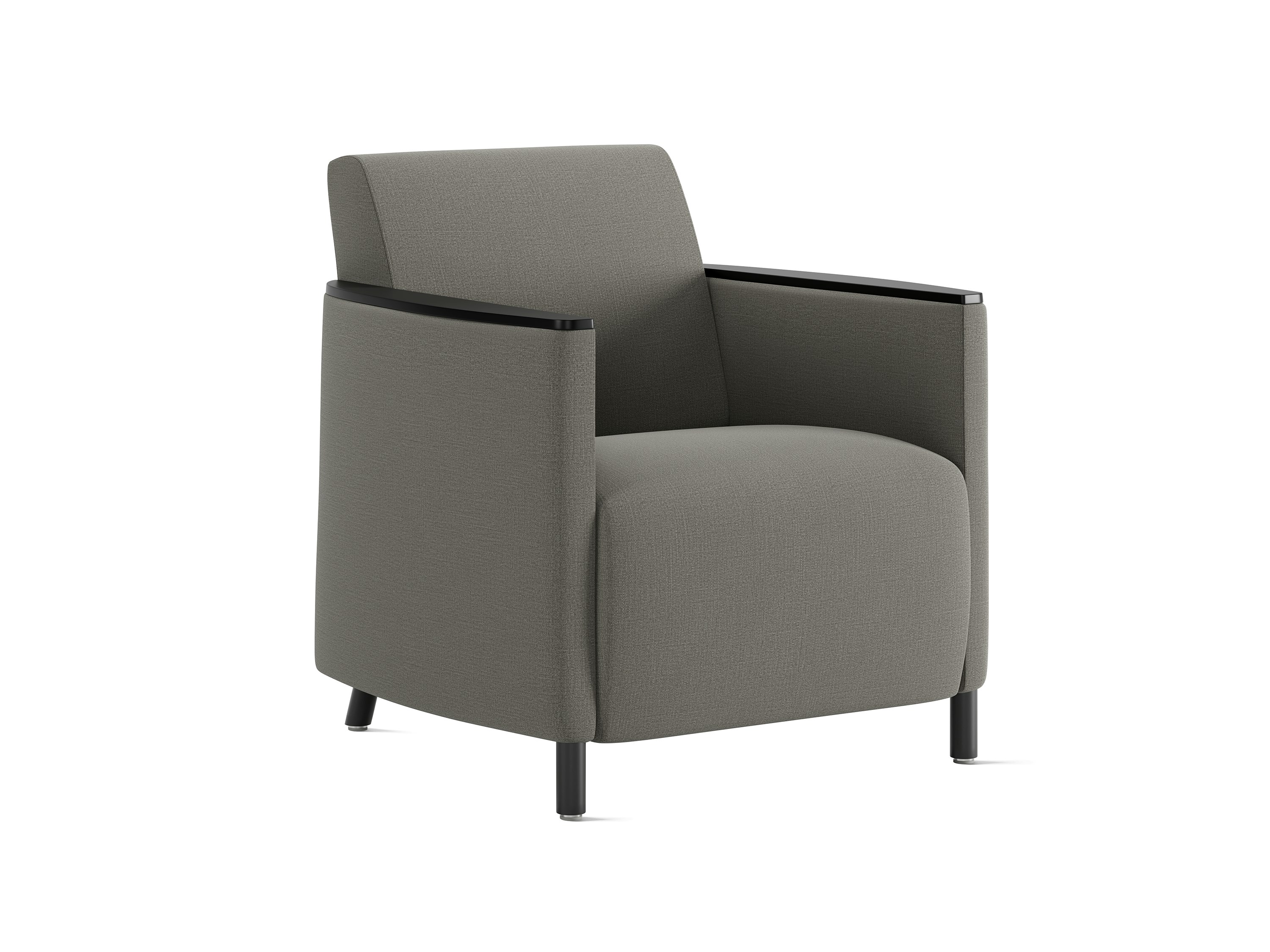 Pamona Armchair, dark grey, angle