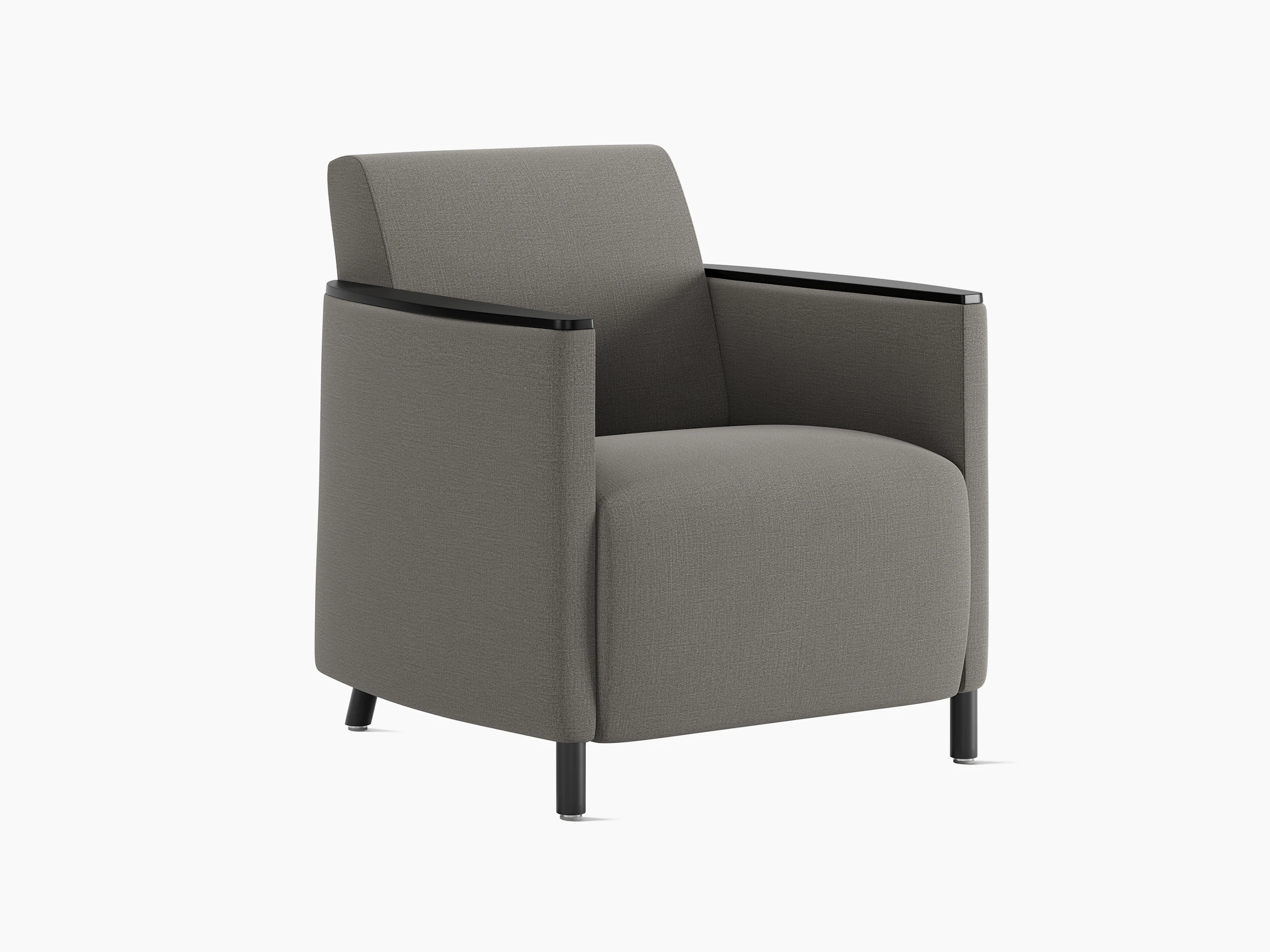 Pamona Armchair, dark grey, angle