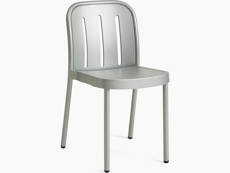 Deville Chair - Side Chair, Silver Grey