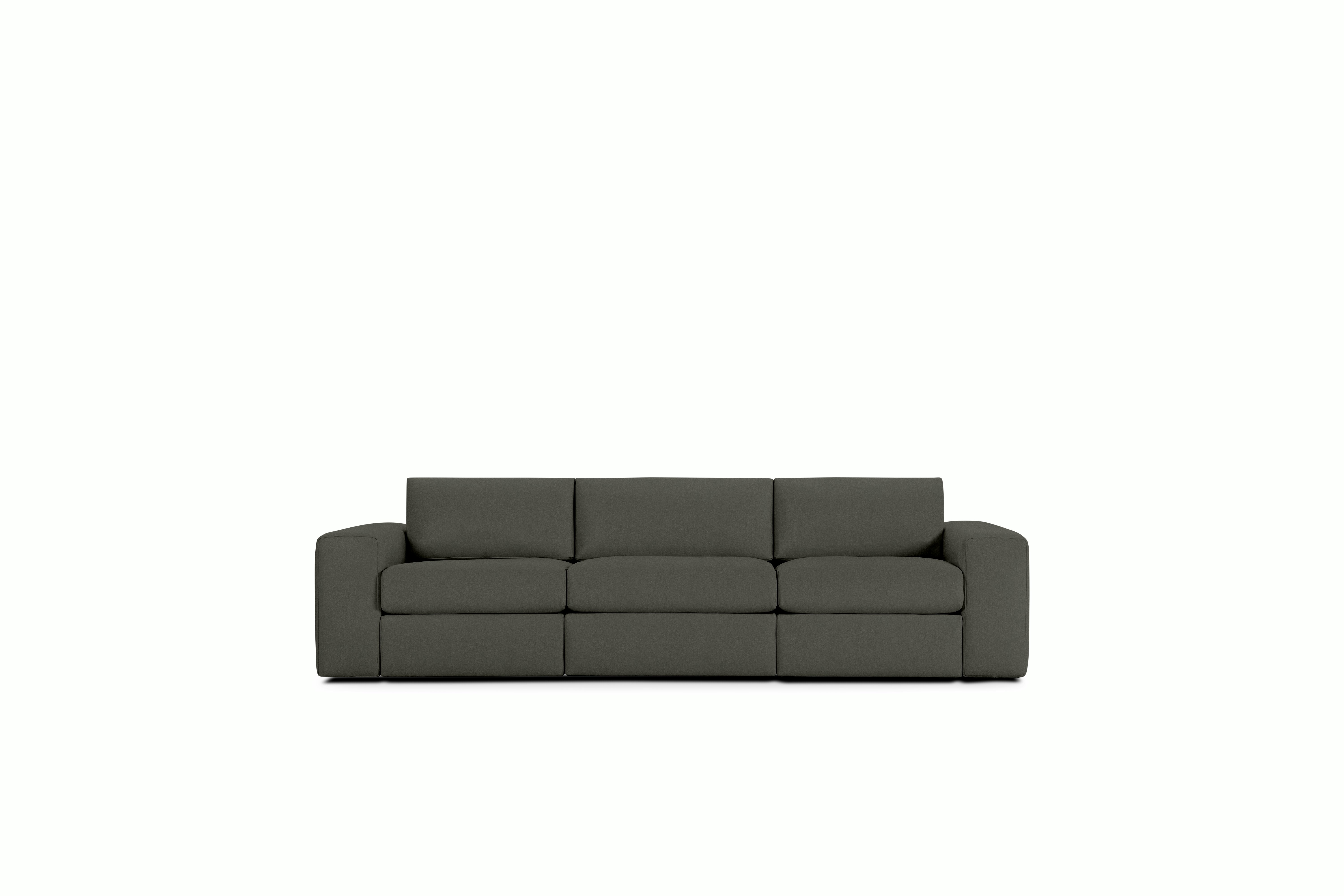 Irvin Sofa - Three-Seater,  Crypton Sintra Velvet,  Slate