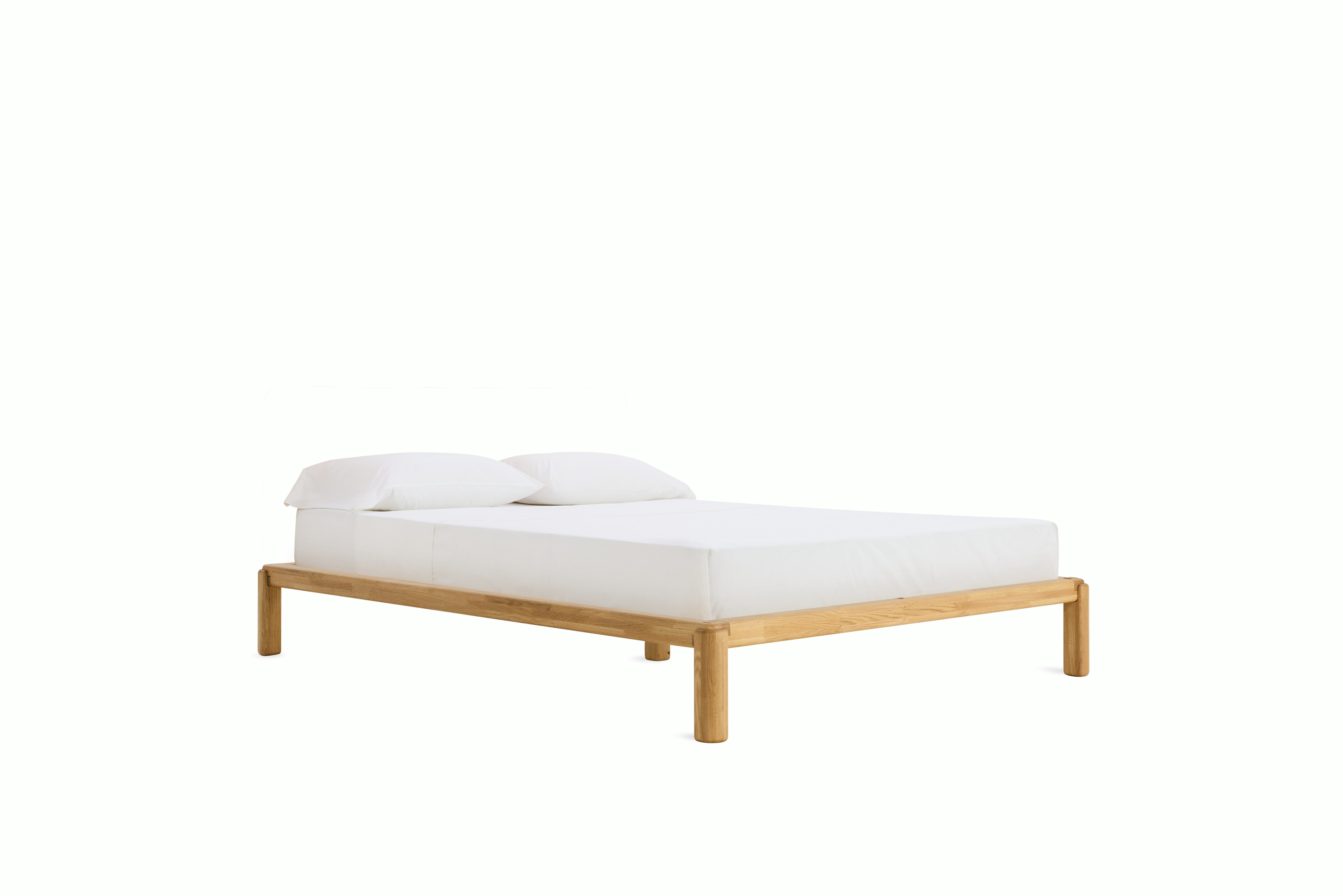 Sumu Bed,  oak,  queen