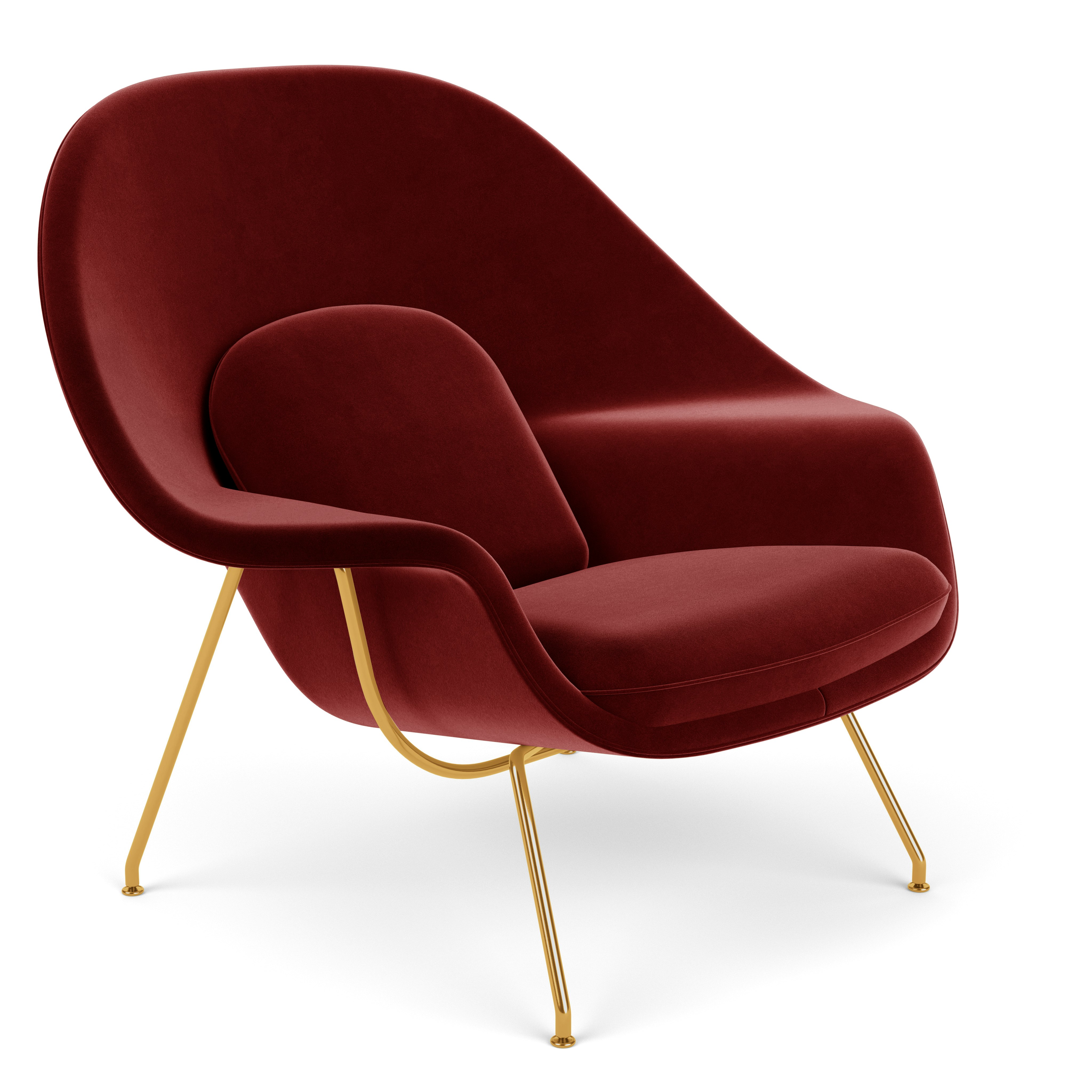 Womb Chair - Standard,  Knoll Velvet,  Flamenco,  Gold