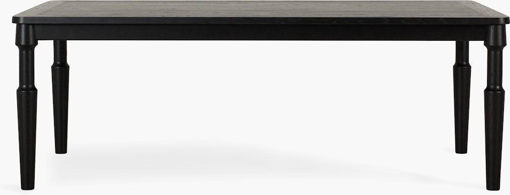 Danbury Dining Table - black-oak,  75 in