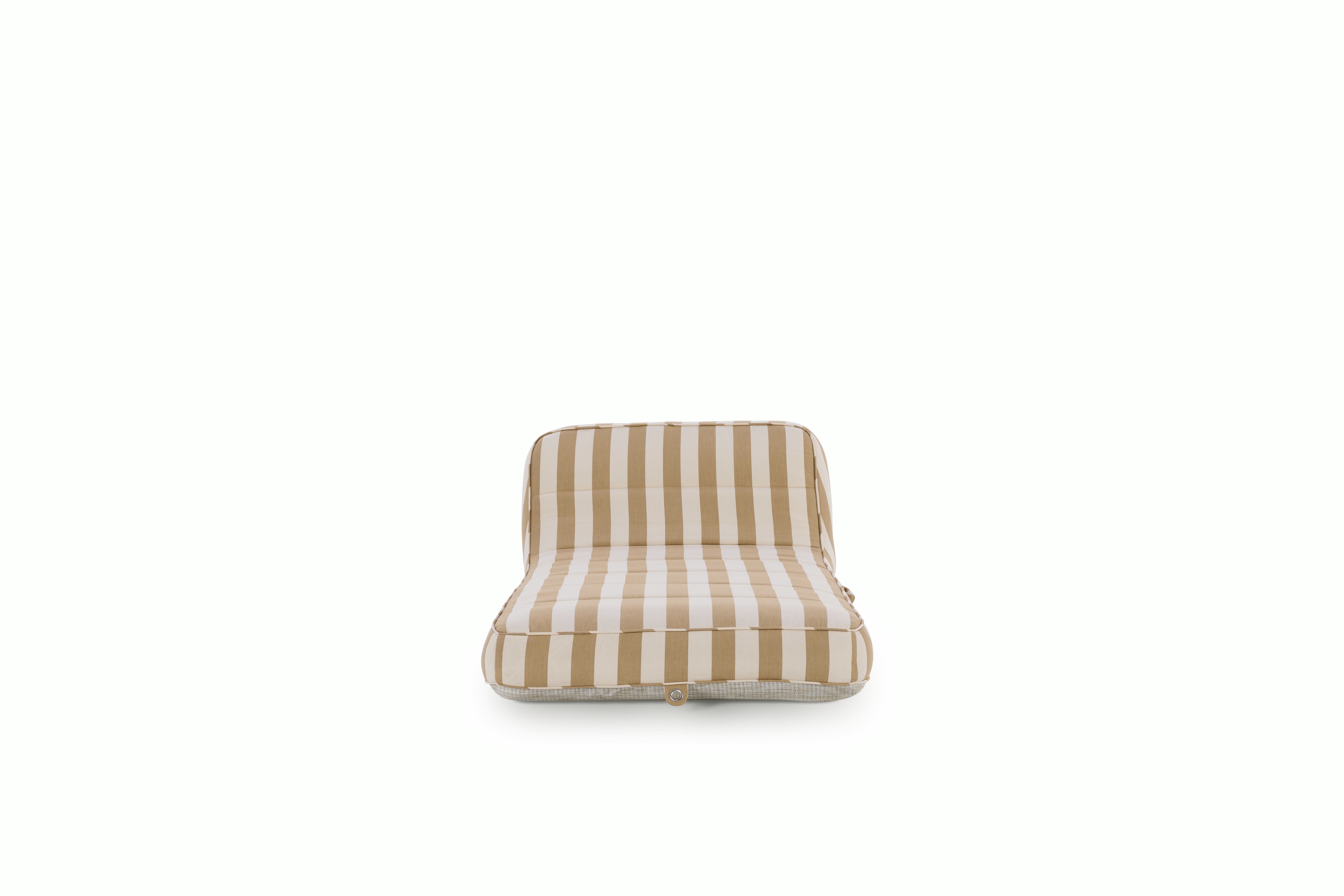 Single Lilo Pool Float - sand/white stripe