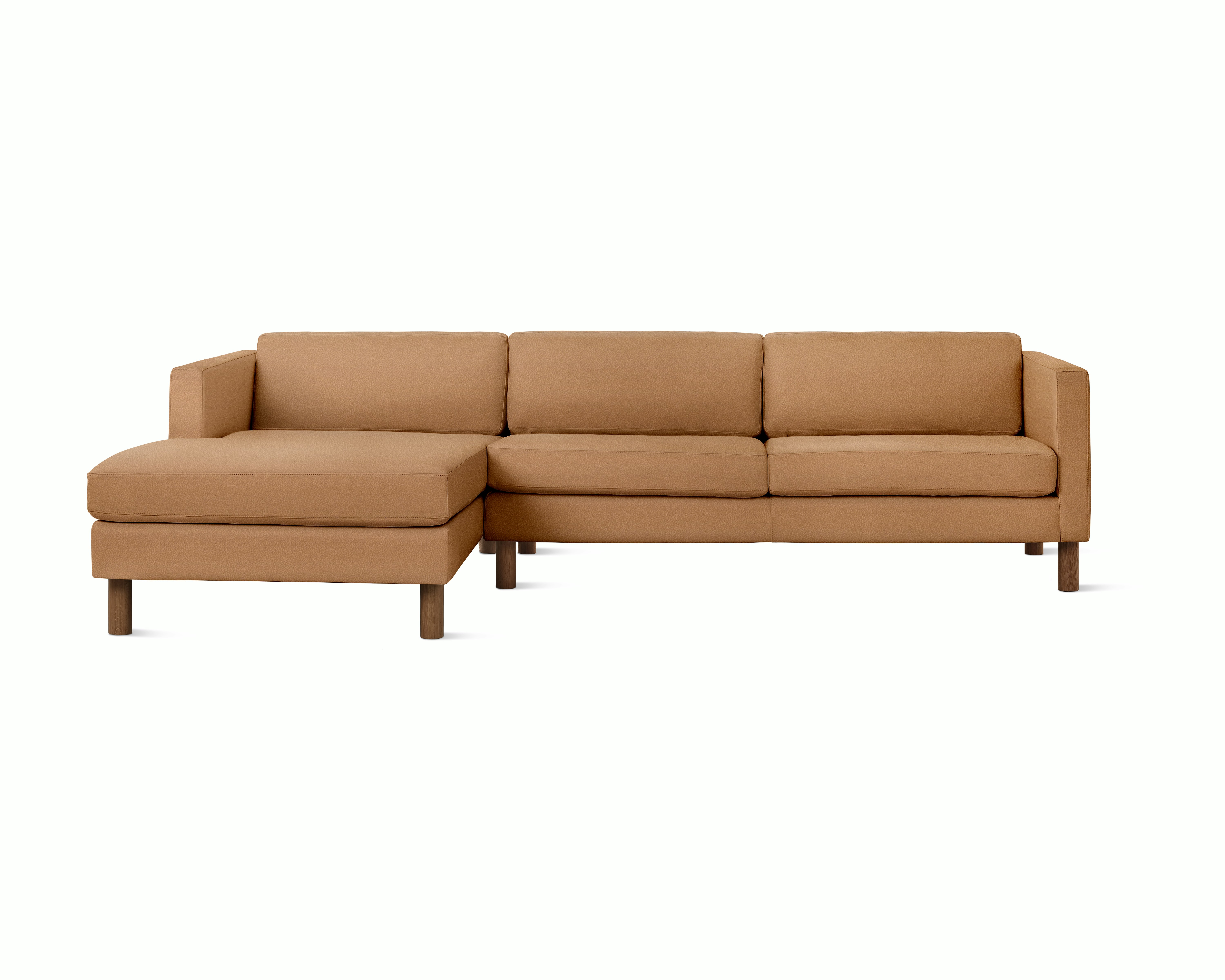 A Lispenard Chaise Sectional in Bricolage viewed from the front.