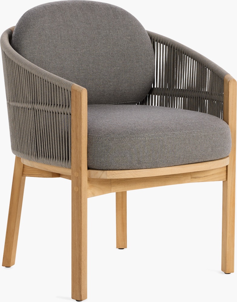 Softlands Outdoor Dining Chair - blend,  coal