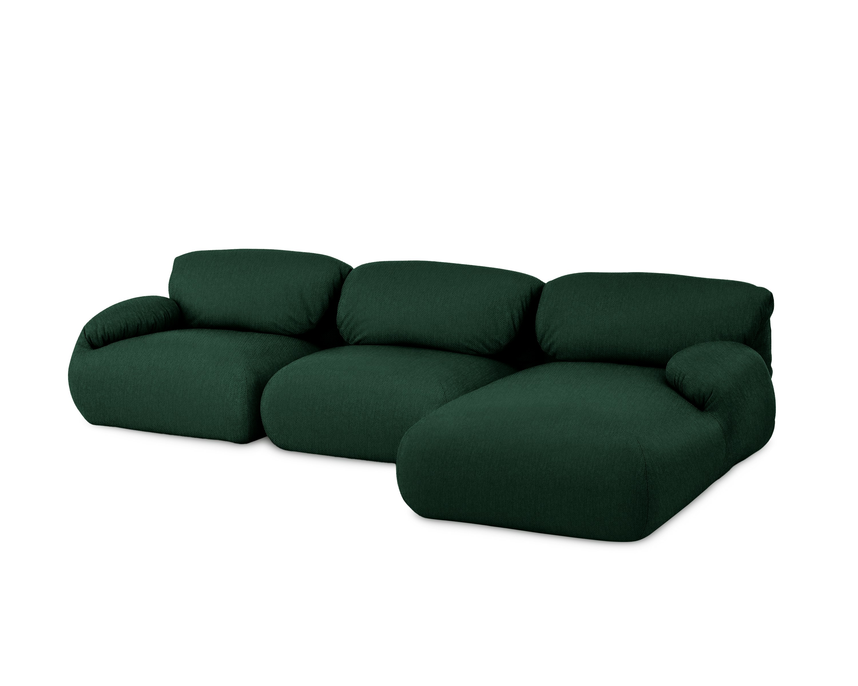 Luva Modular 3 Seat Sectional - Right,  Mode,  Outdoors