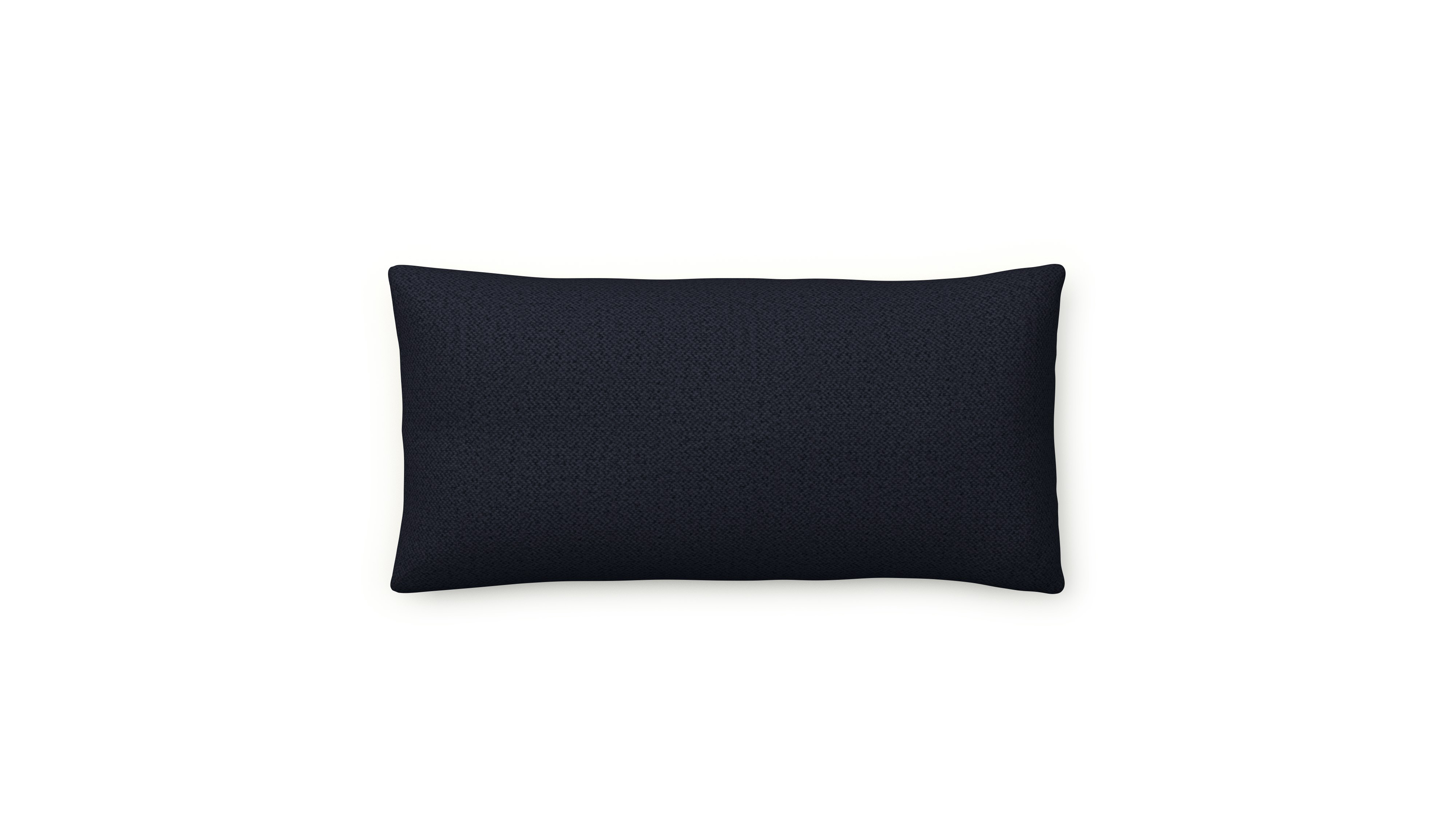 A Atlason Composed Modular Sofa Lumbar Pillow in Dark Navy viewed from the front.