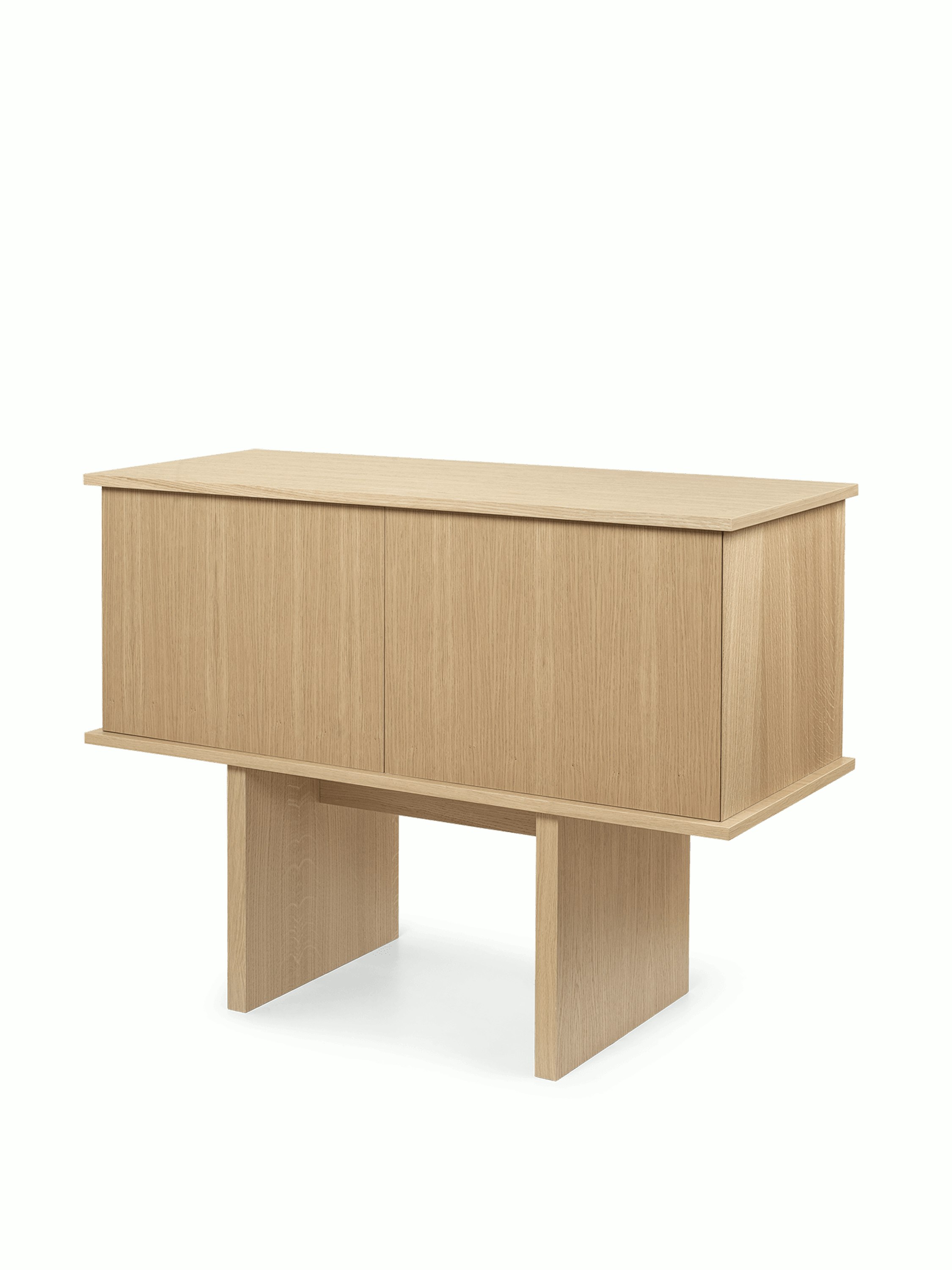 Stilt Sideboard - Single, Natural Oak
