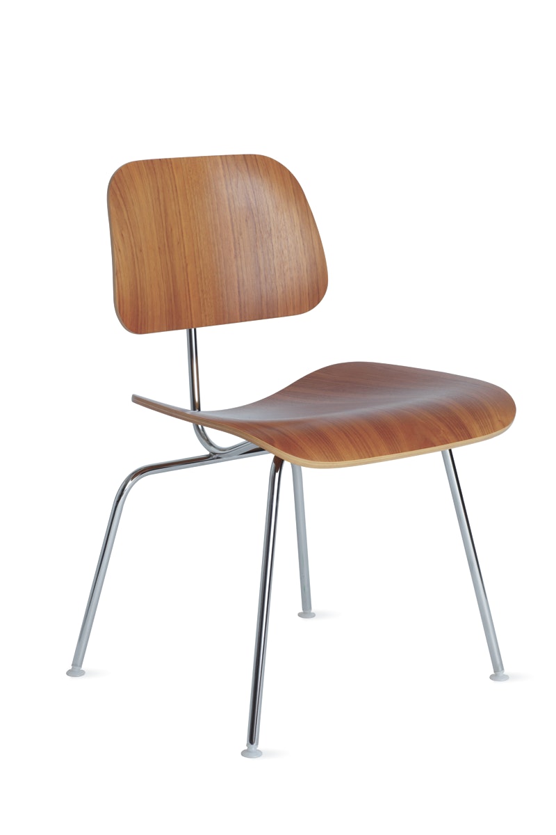 Eames Molded Plywood Dining Chair Metal Base (DCM)