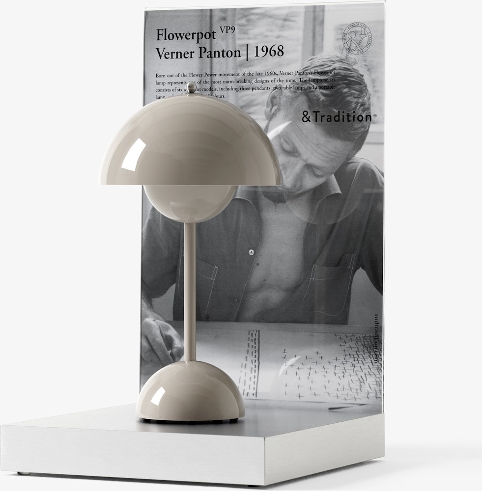 VP9 Flowerpot Portable Lamp