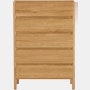 Sumu Dresser - Oak 5 Drawer Dresser