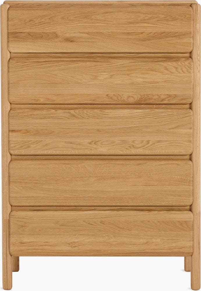 Sumu Dresser - Oak 5 Drawer Dresser