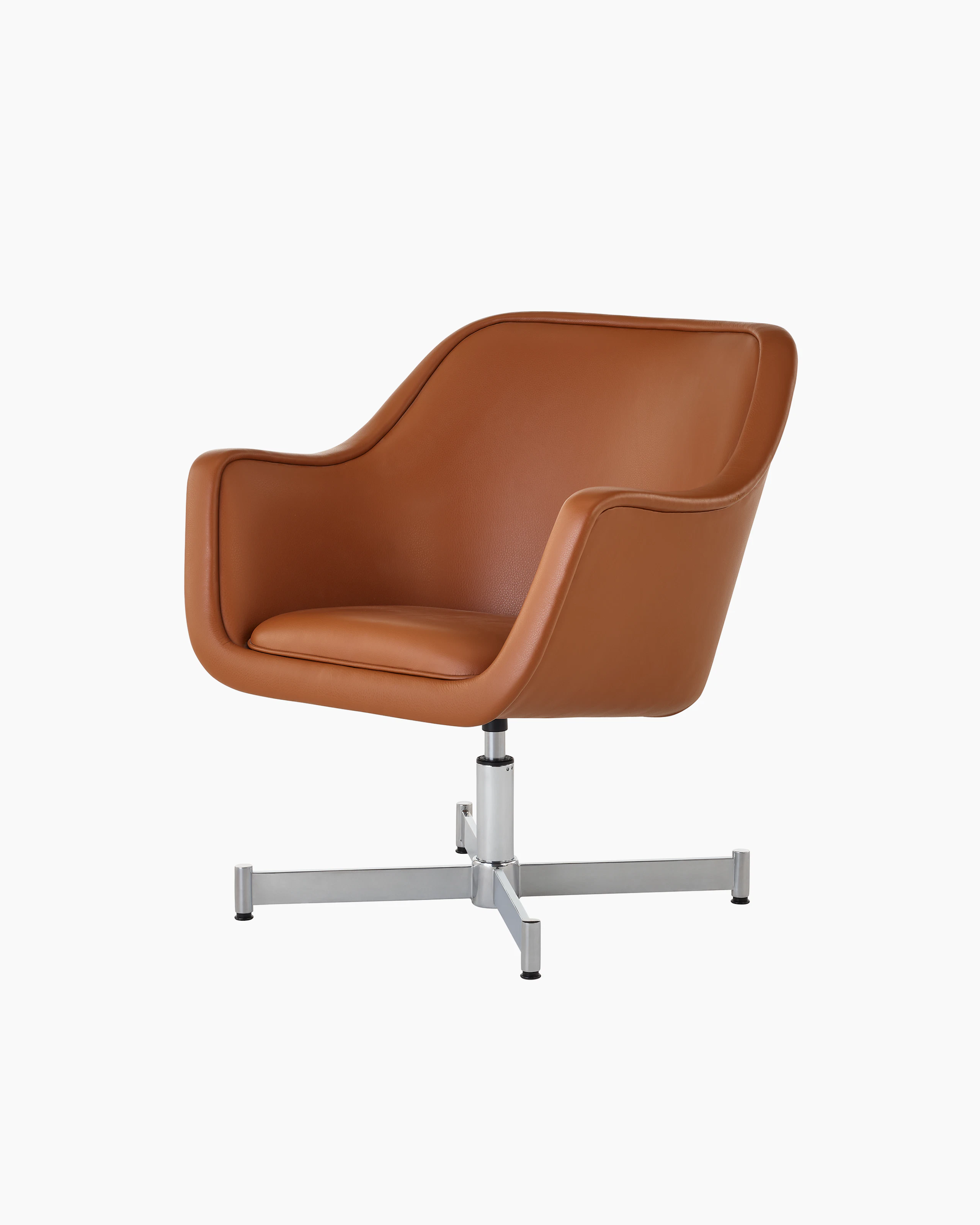 Bumper Lounge Chair with standard arms and four star base.