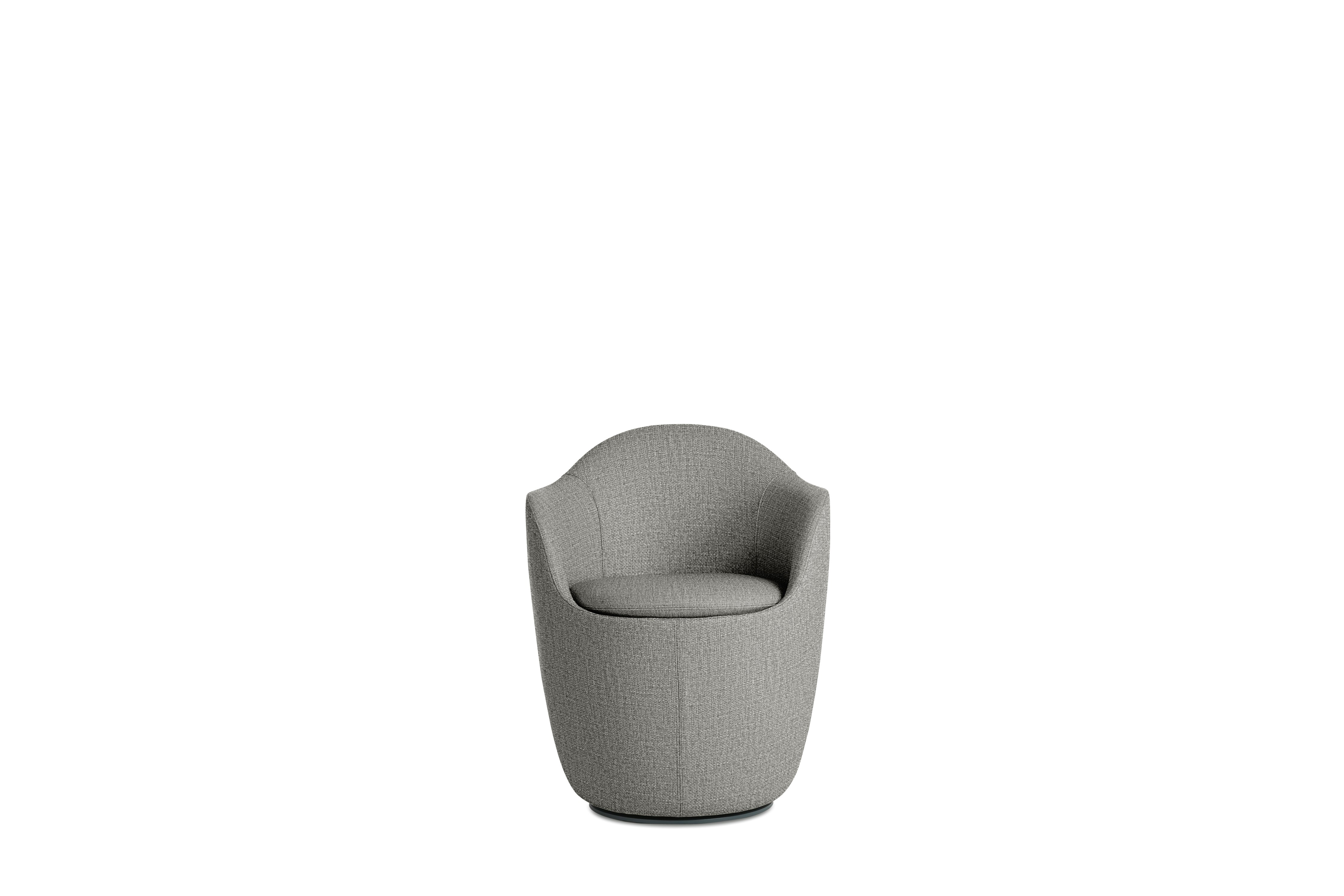 Lina Dining Chair - Armchair, Crypton Robusta, Stone