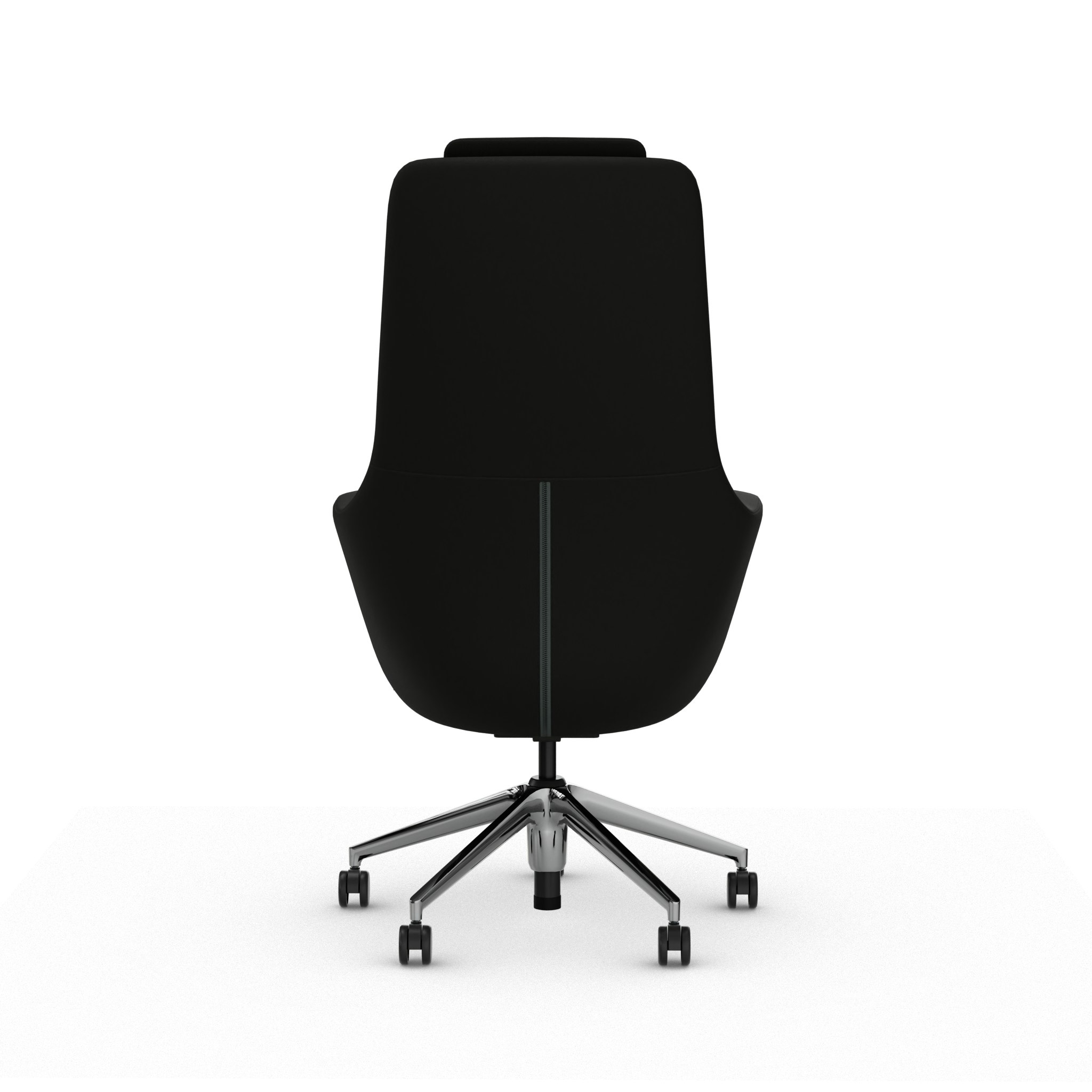 Grand Executive Task Chair - High Back, Leather Premium F, Nero