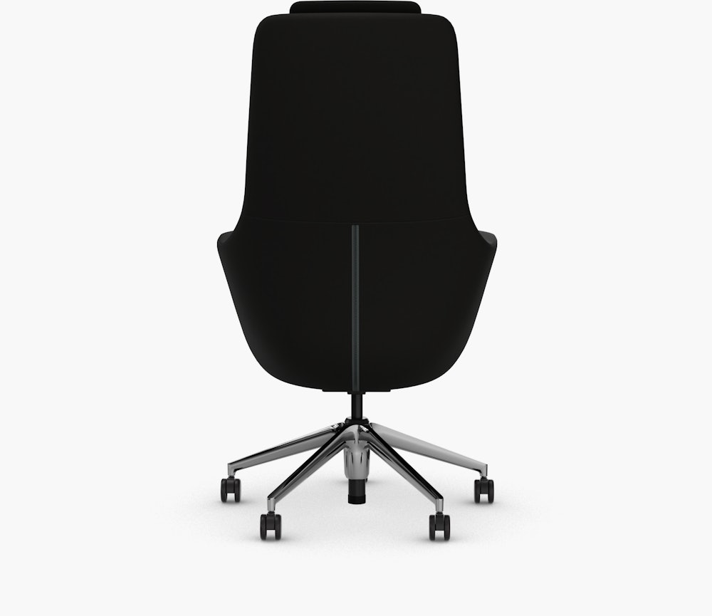 Grand Executive Task Chair - High Back, Leather Premium F, Nero