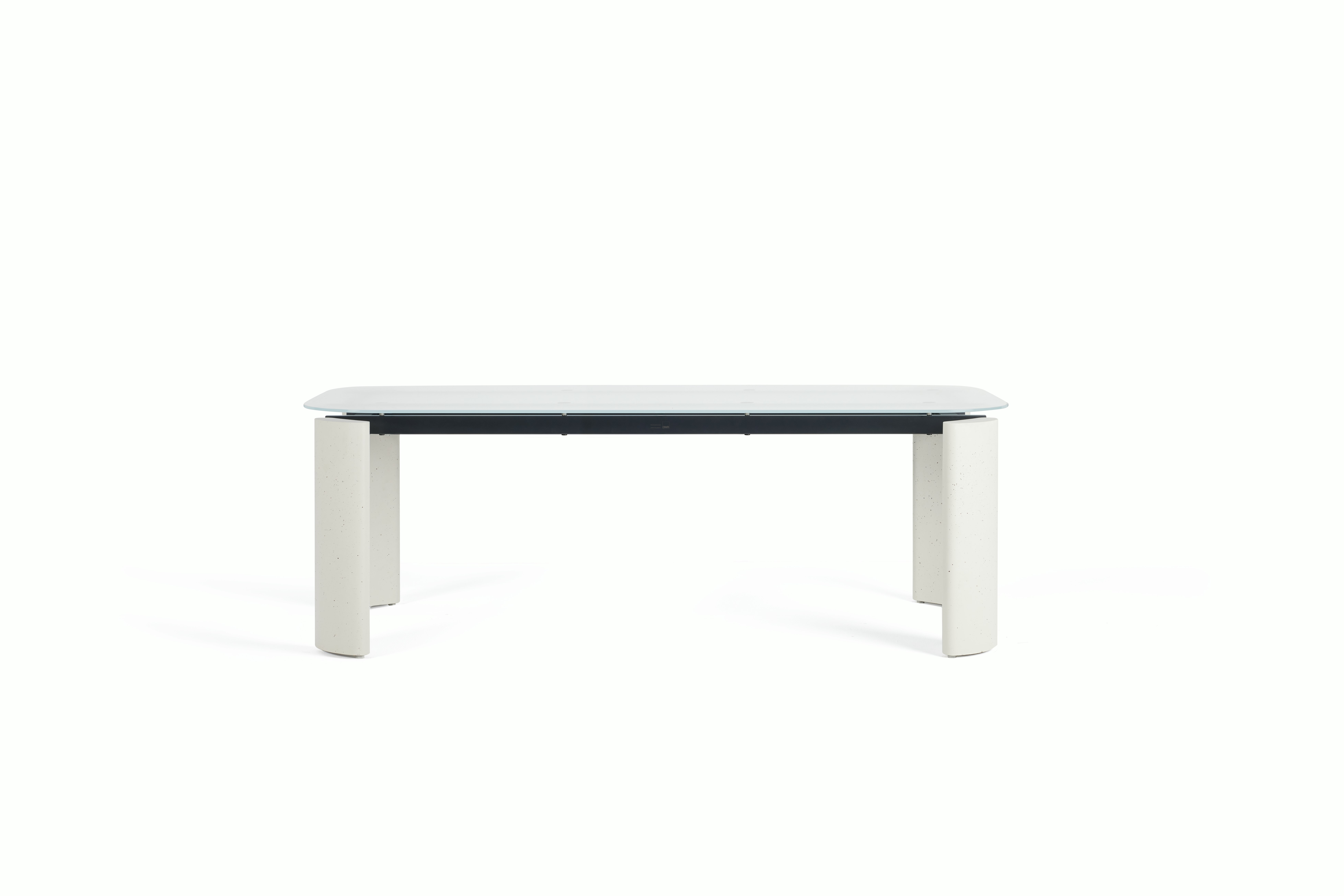 Paku Paku Dining Table - 95", Clear