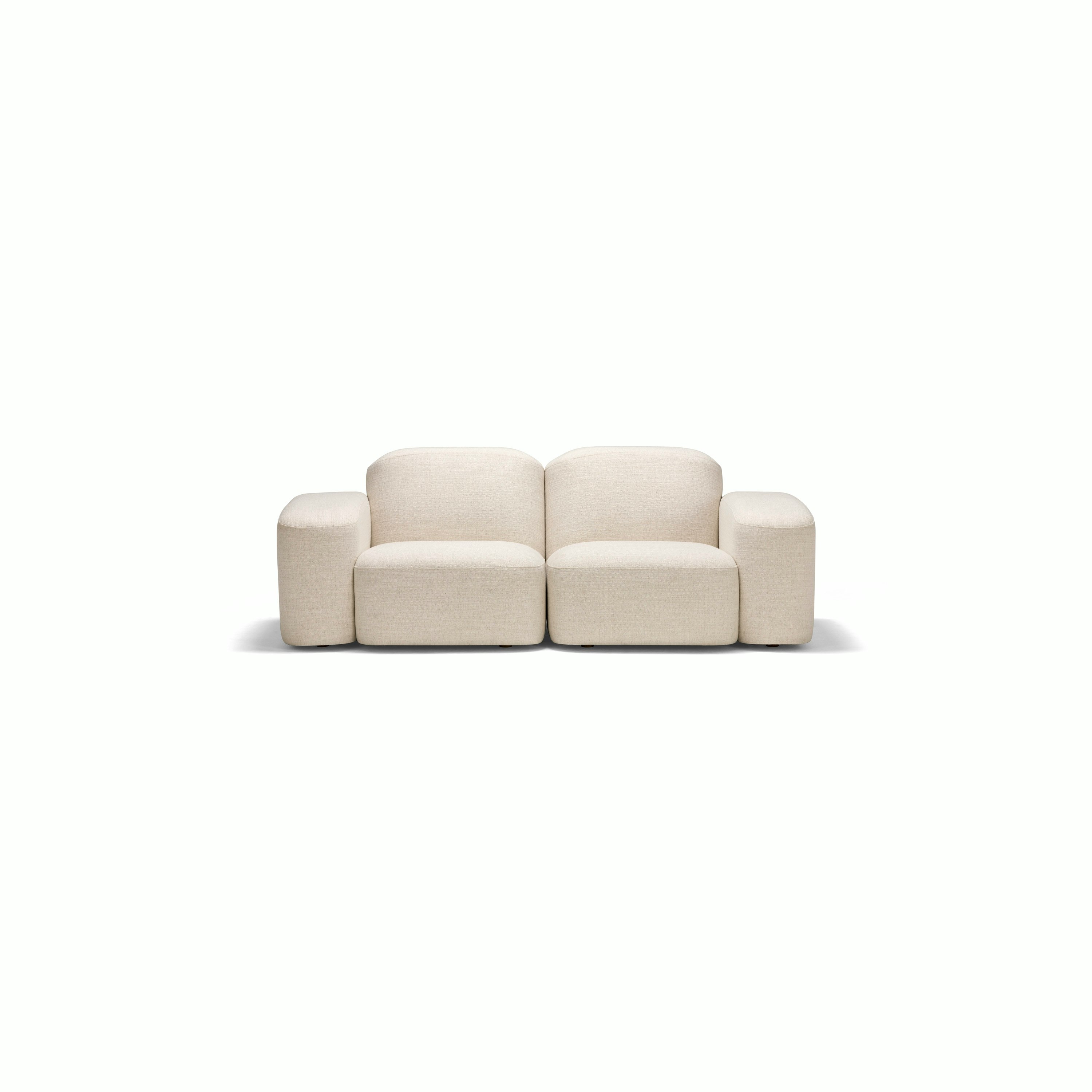 Muse Sofa - 2 Seater, Hyams, Sable
