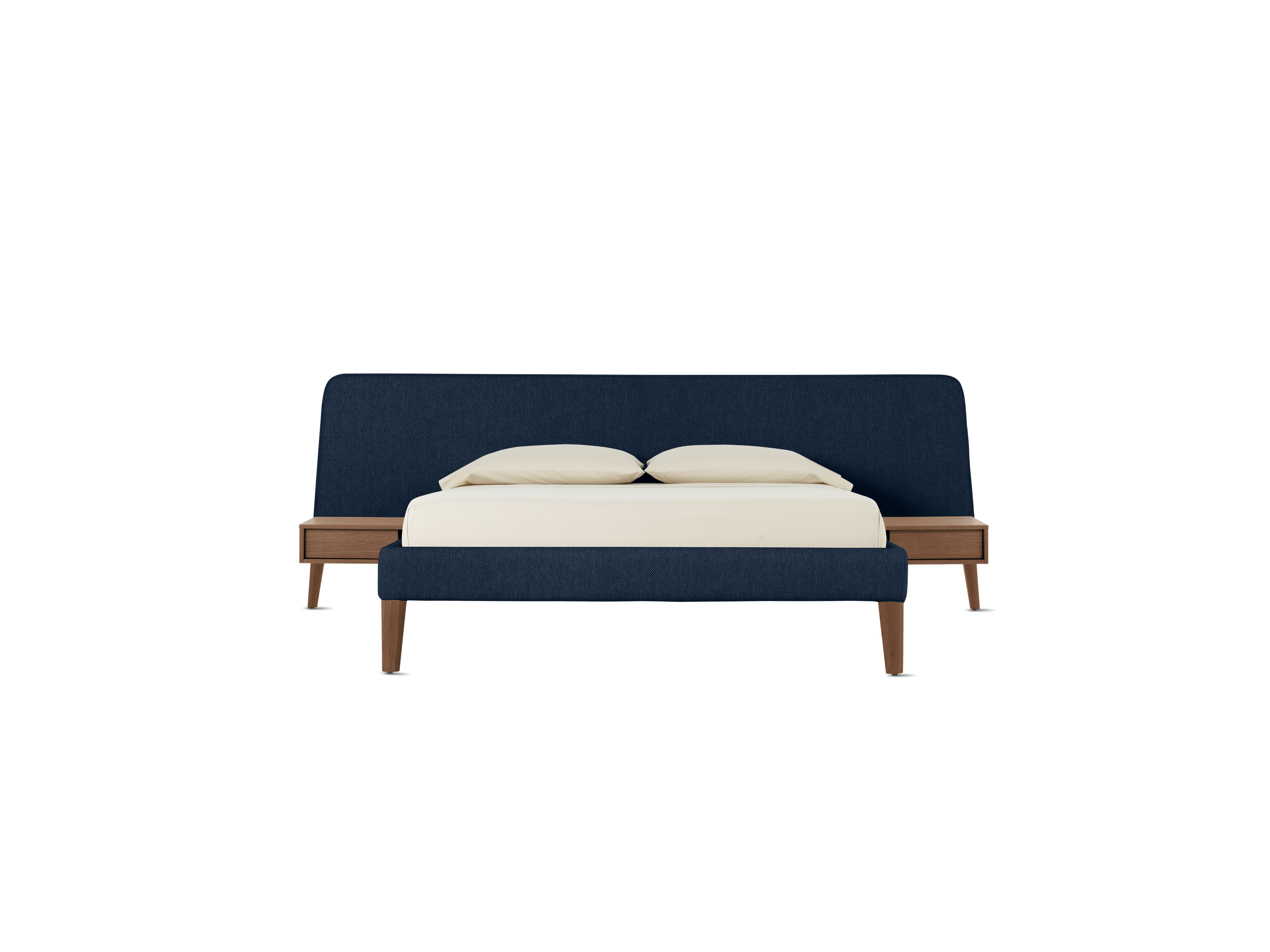 Parallel Bed - Wide, Queen, Mode, Society, Walnut