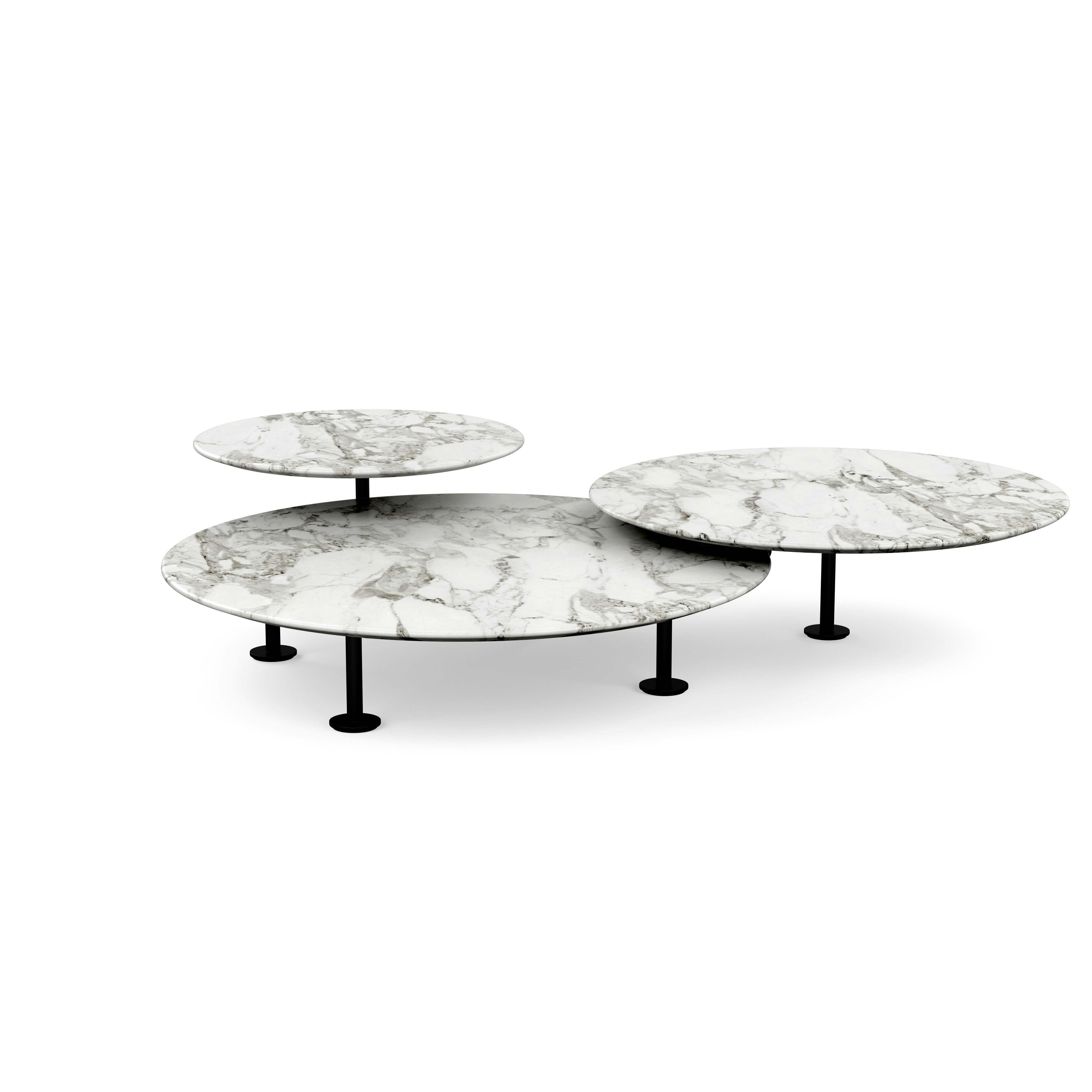Grasshopper&trade; Triple-Top Coffee Table