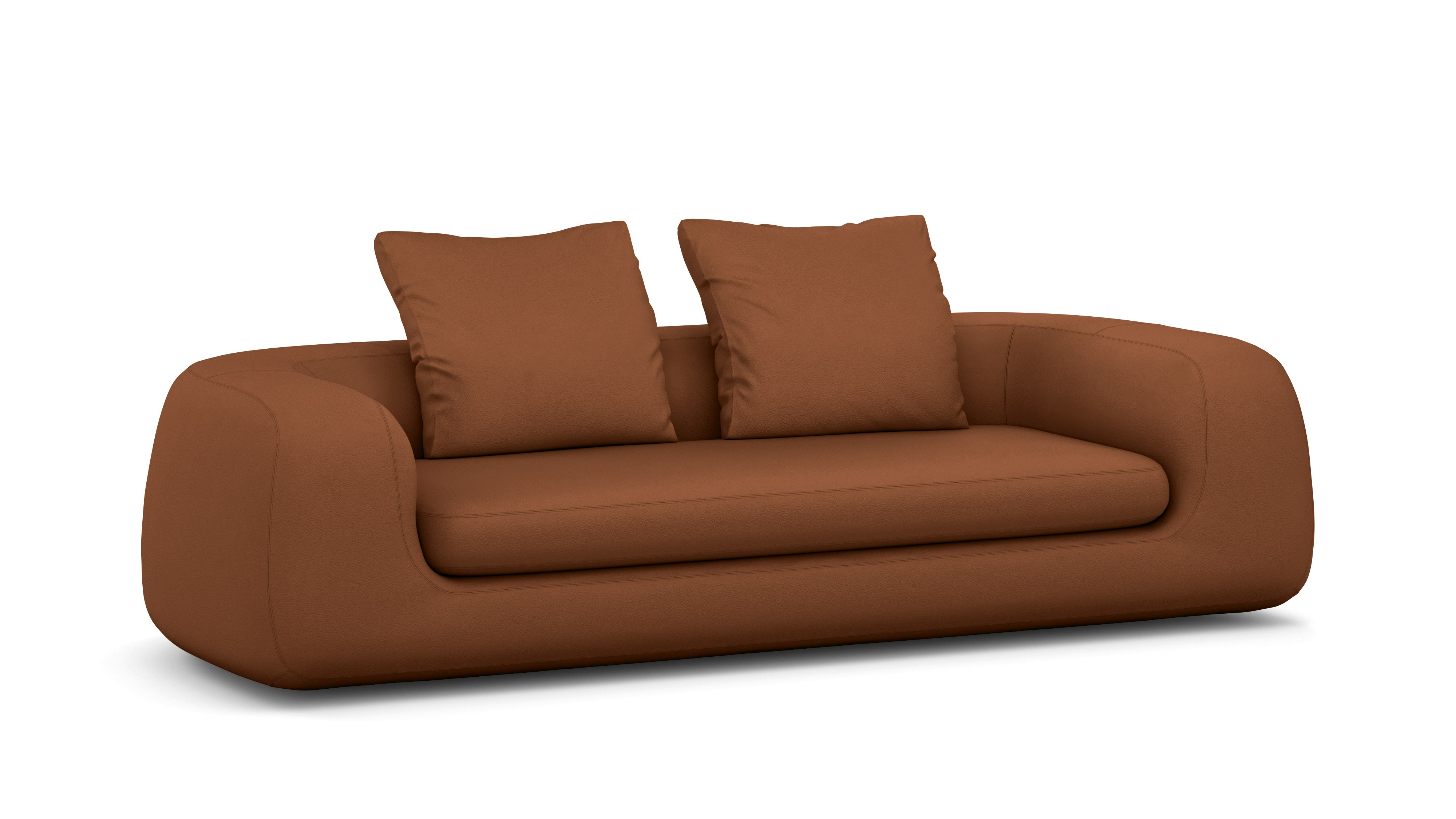 A Atlason Americano Sofa in Ledge viewed from an angle.