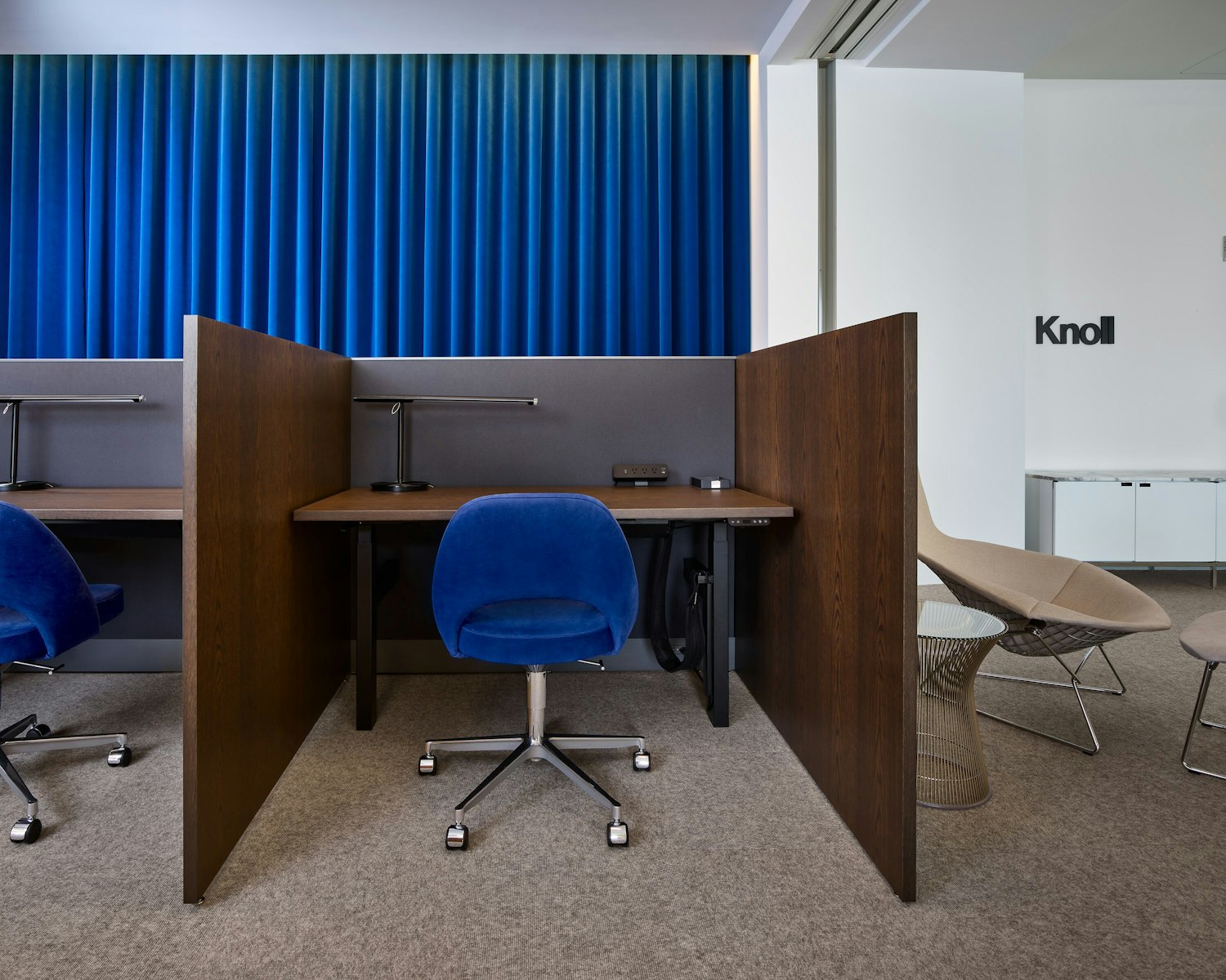 MillerKnoll San Francisco Showroom Saarinen Executive Chair Armless Swivel Base