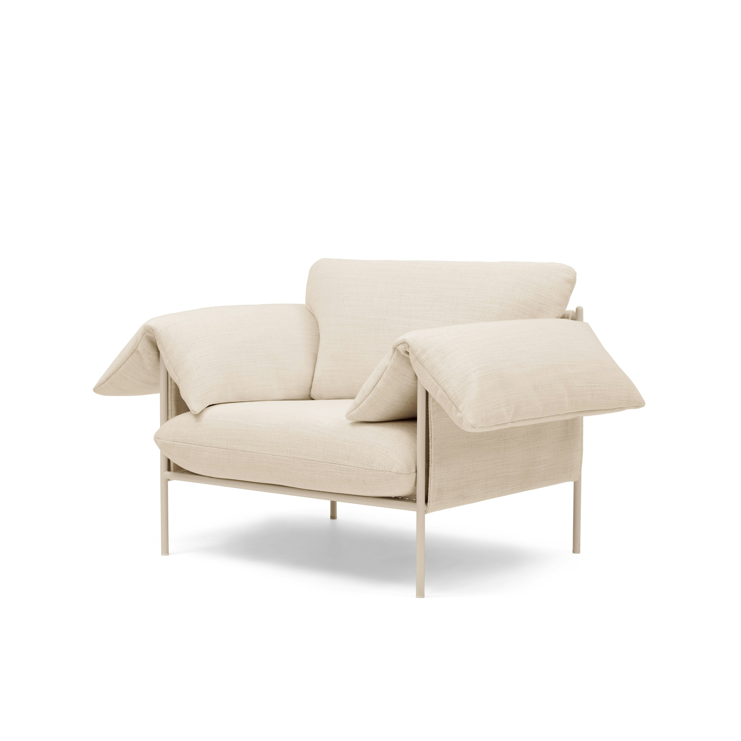 Alva Occasional Chair Nougat Frame Hyams Sable