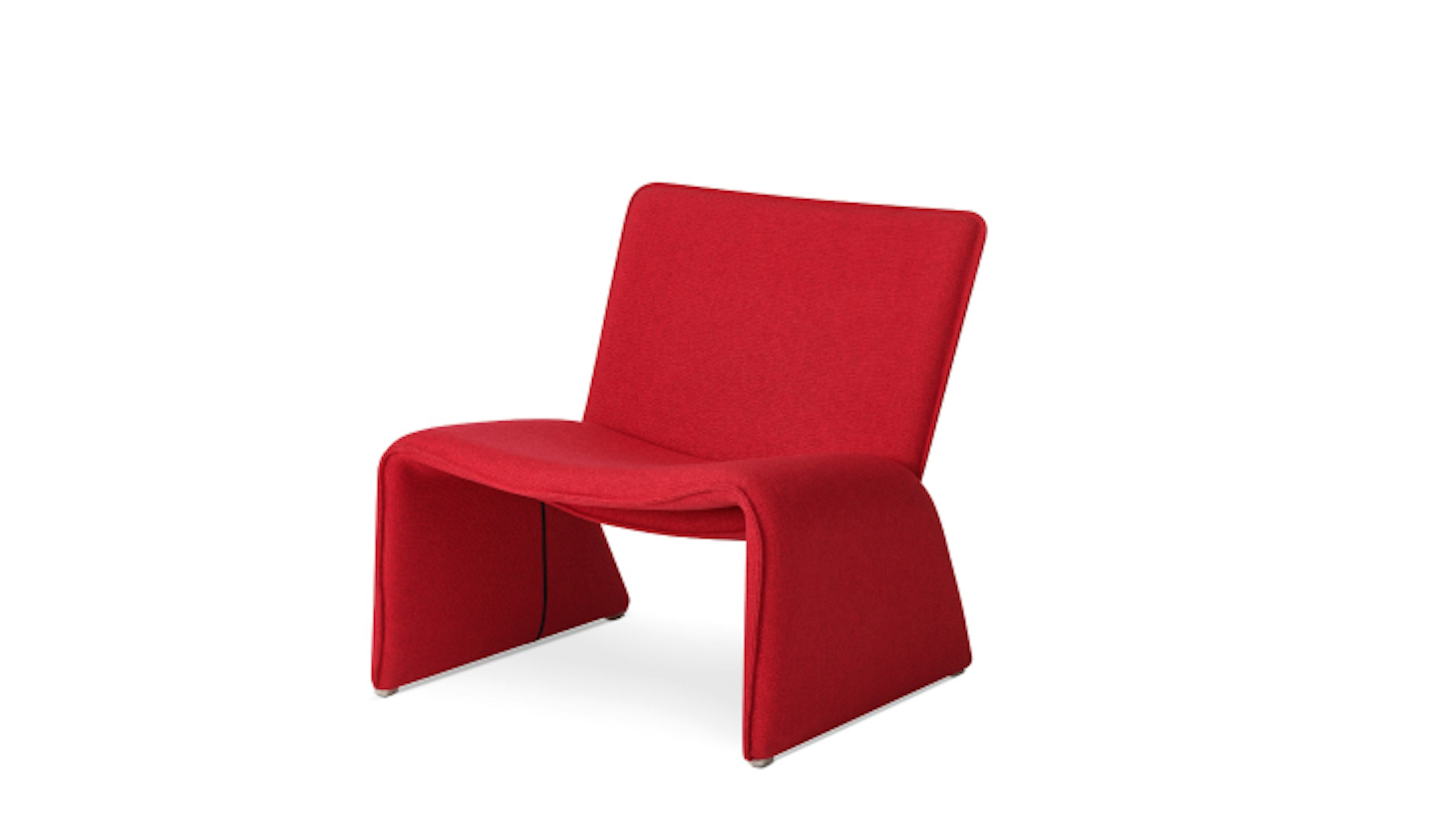 Red Fin Lounge Chair by NaughtOne.