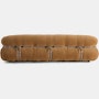 Soriana Sofa - 3 Seat - terrain,  chrome