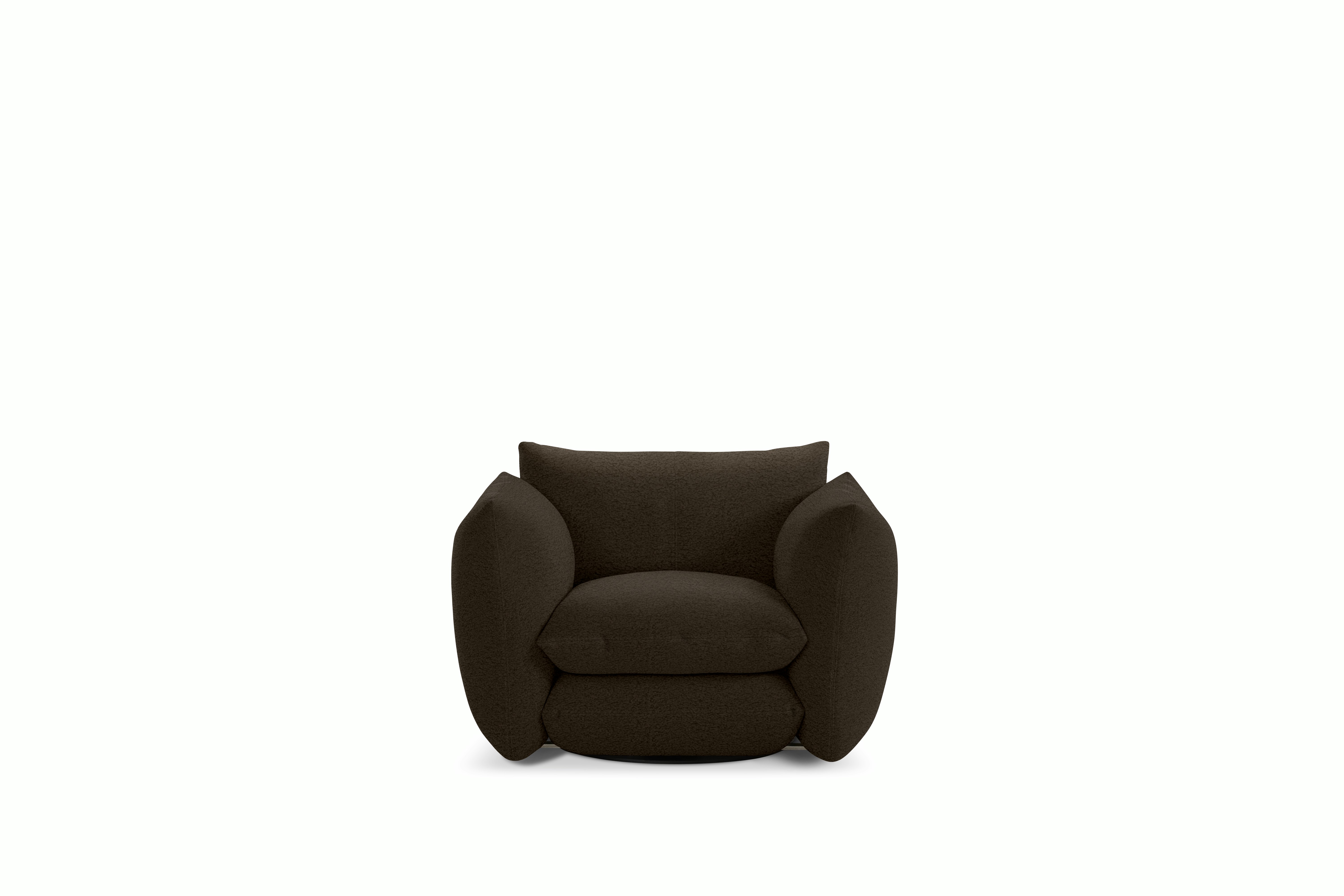 Perron Pillo Lounge Chair - Swivel or Fixed,  Puff,  Sable