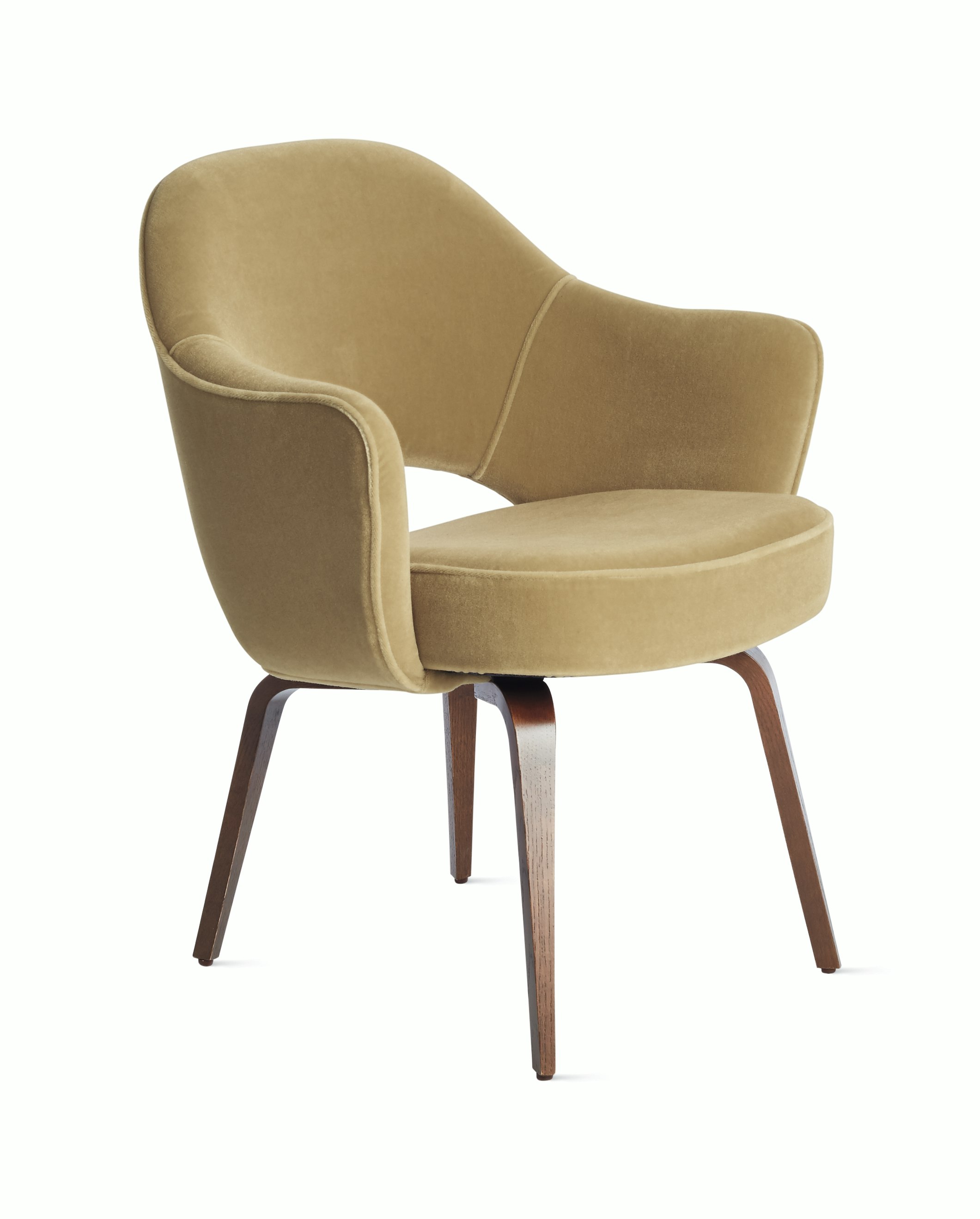 Saarinen Executive Armchair with Wood Legs