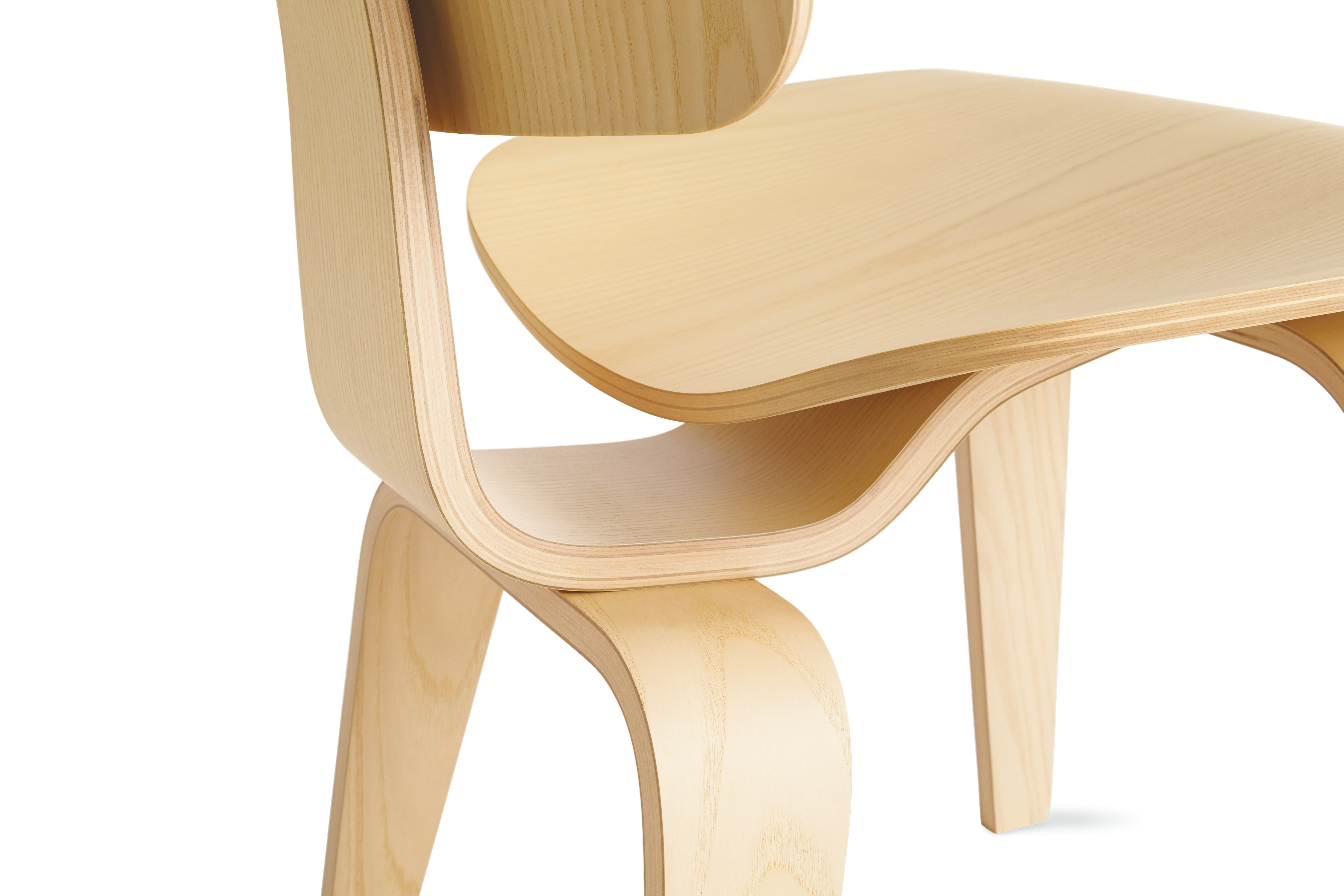 Eames Molded Plywood Dining Chair Wood Base (DCW)