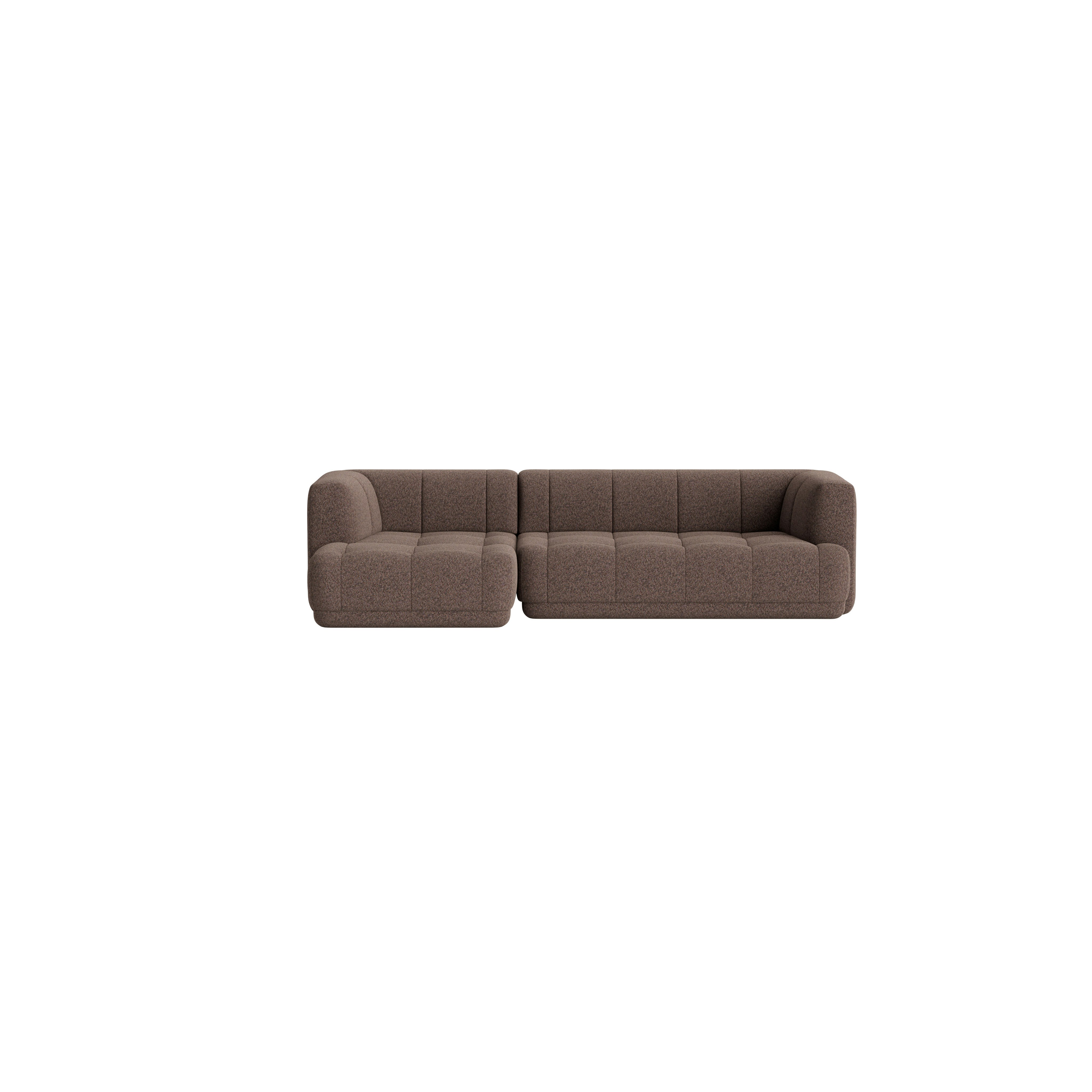 Quilton Chaise Sectional - Left, Loft, 103 Asphalt