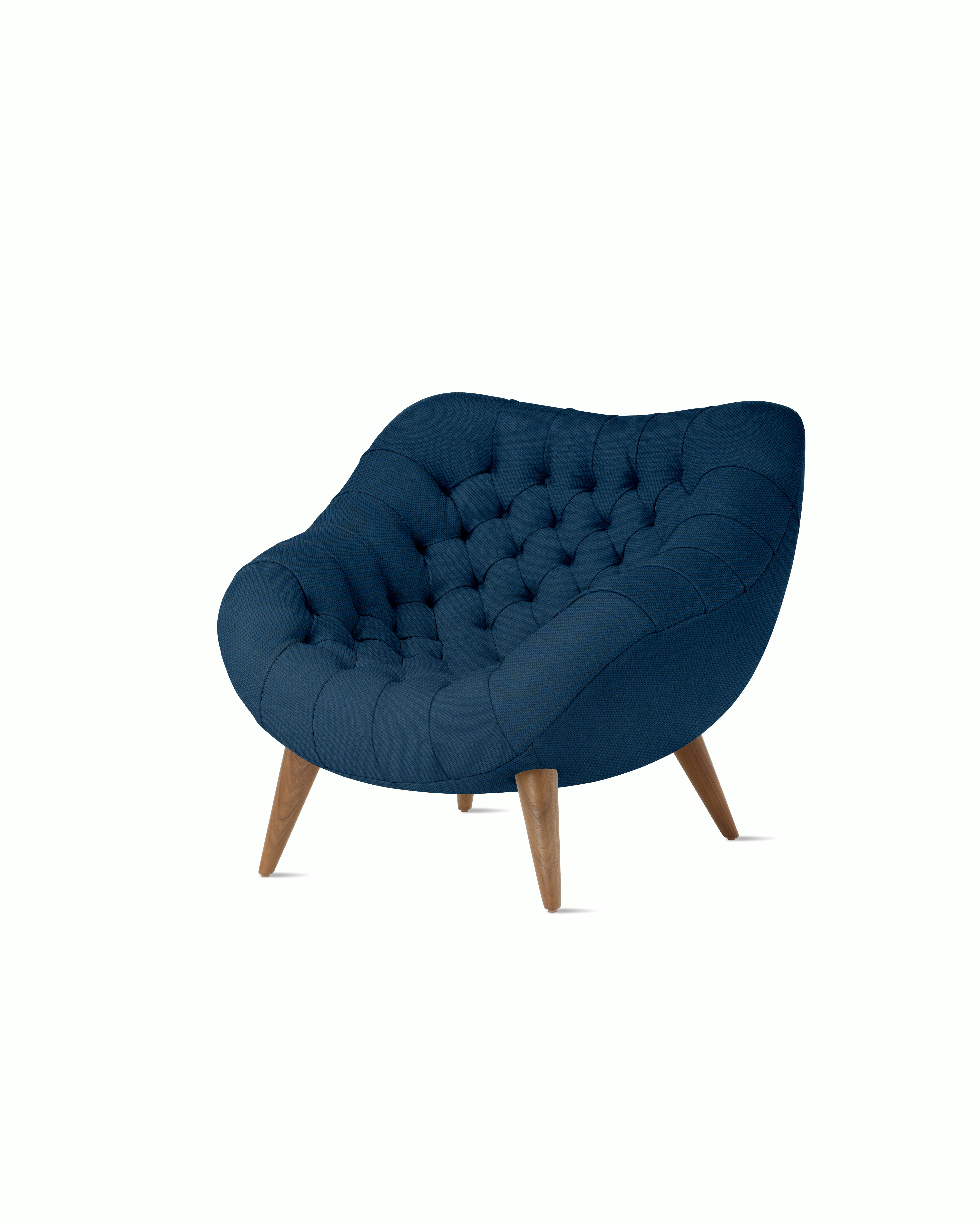Rohde Easy Chair - Walnut,  Mode,  Denim