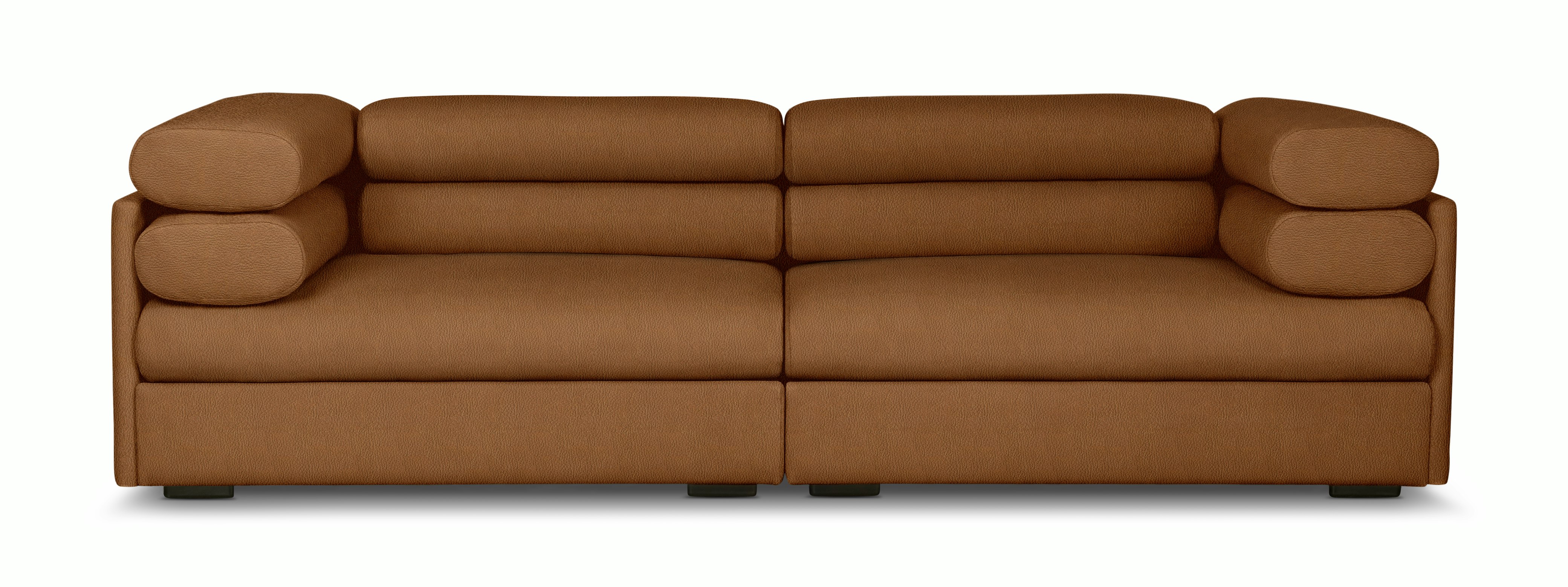 Elogio Sofa - Three Seater,  Sierra Leather,  Cognac
