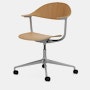 Mynt Task Chair - Oak, Blasted Aluminum