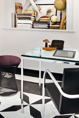 Knoll Florence Knoll Table Desk and Tubular Brno