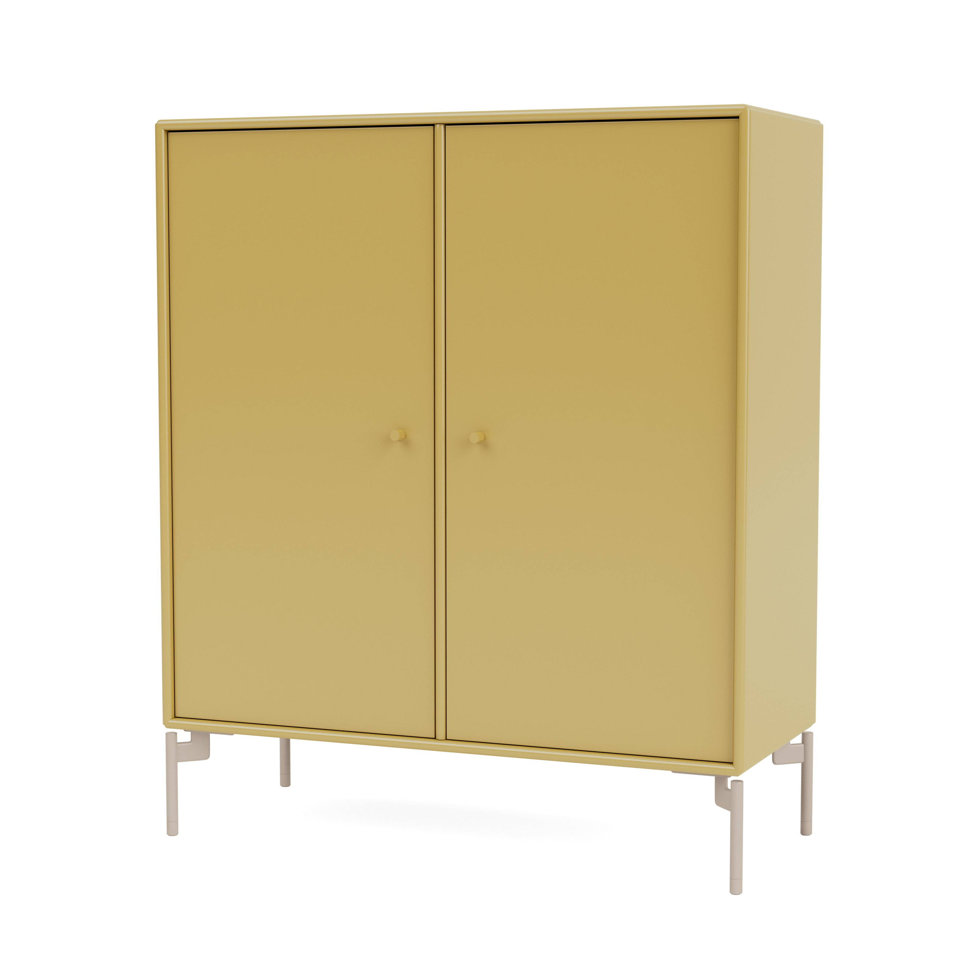 Cover Cabinet - Cumin, with Mushroom Legs