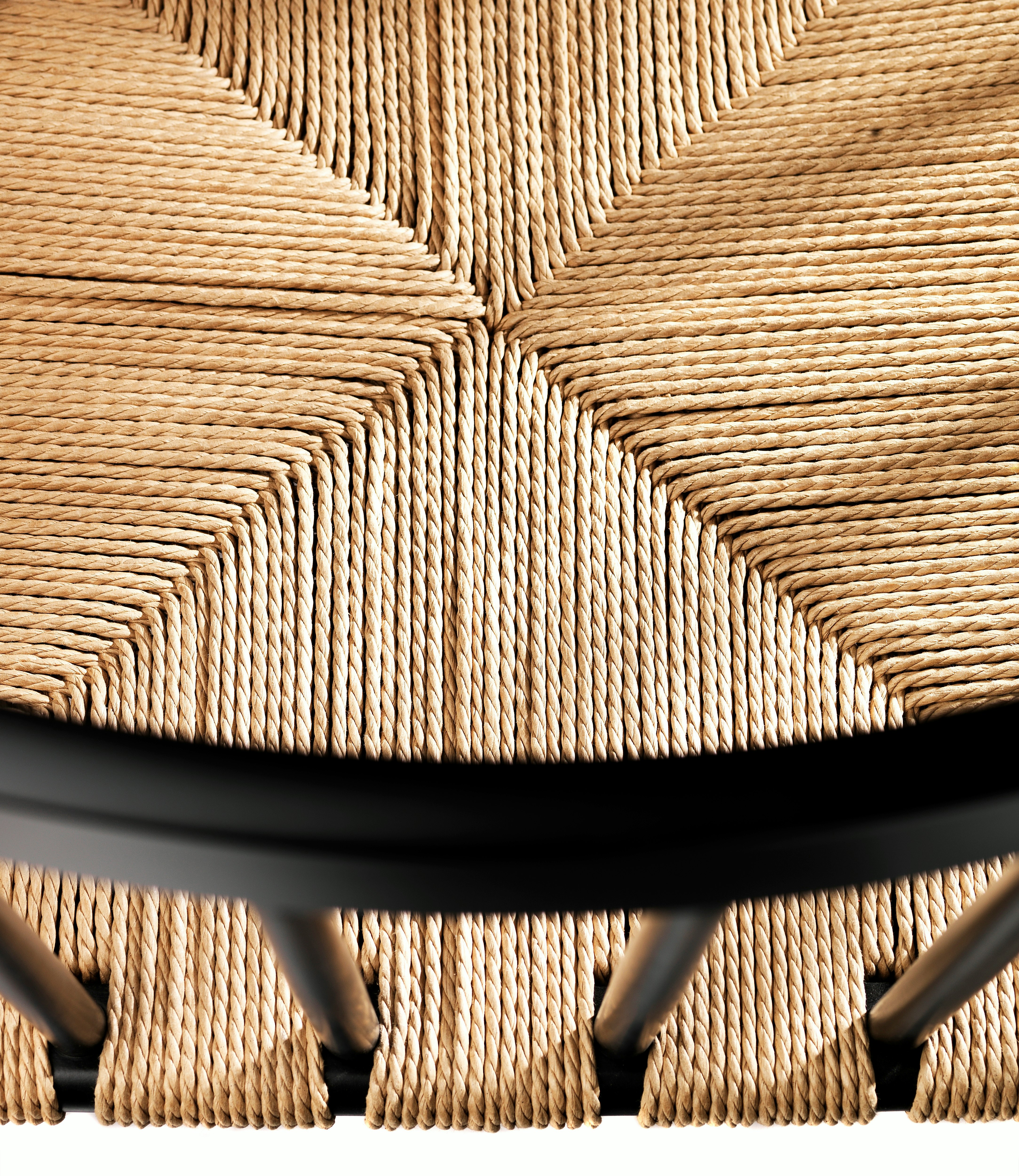 A detailed look at a J80 Side Chair in Beech Jet Black.