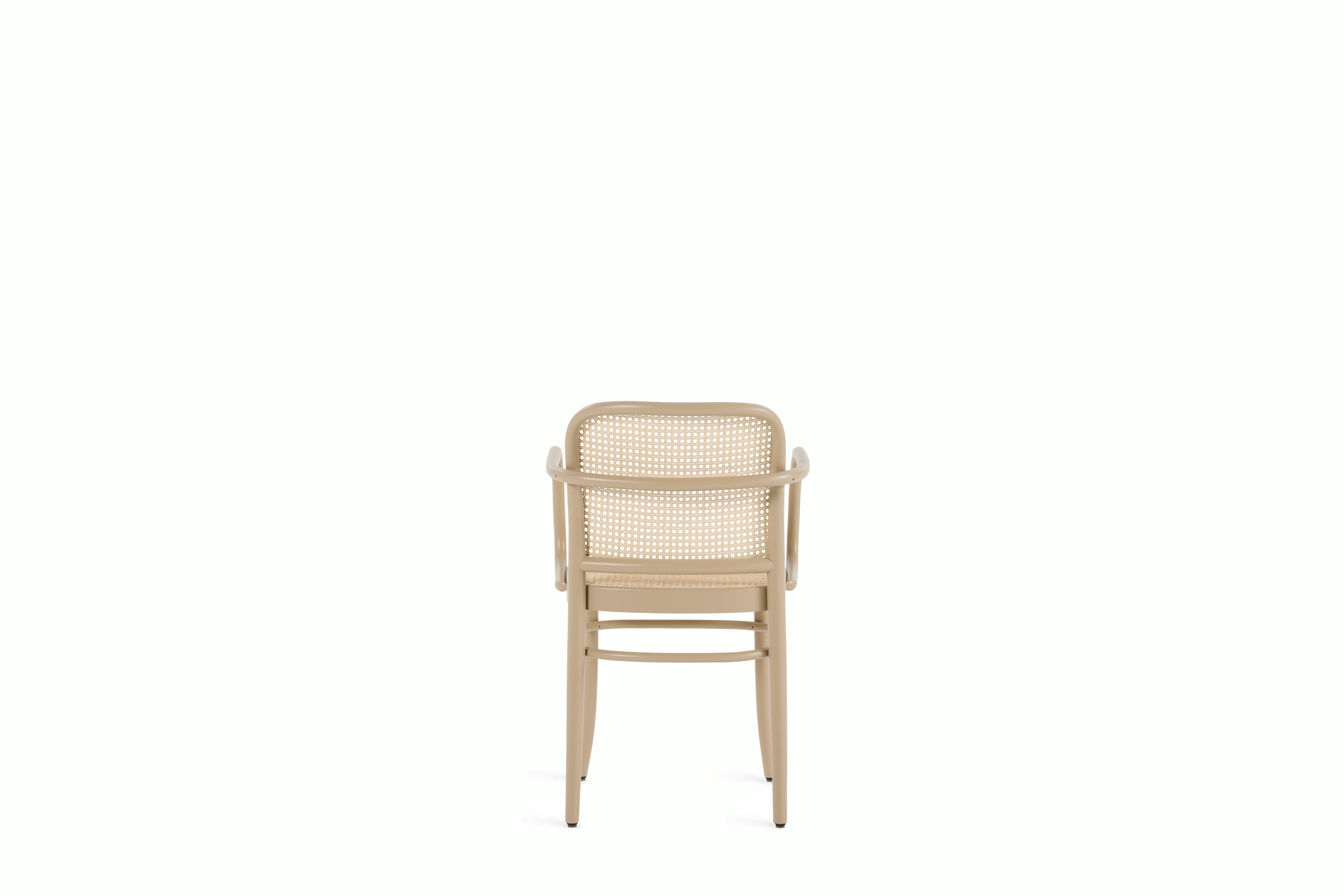 Hoffmann Dining Chair - Armchair, Cane, Savanah Tan