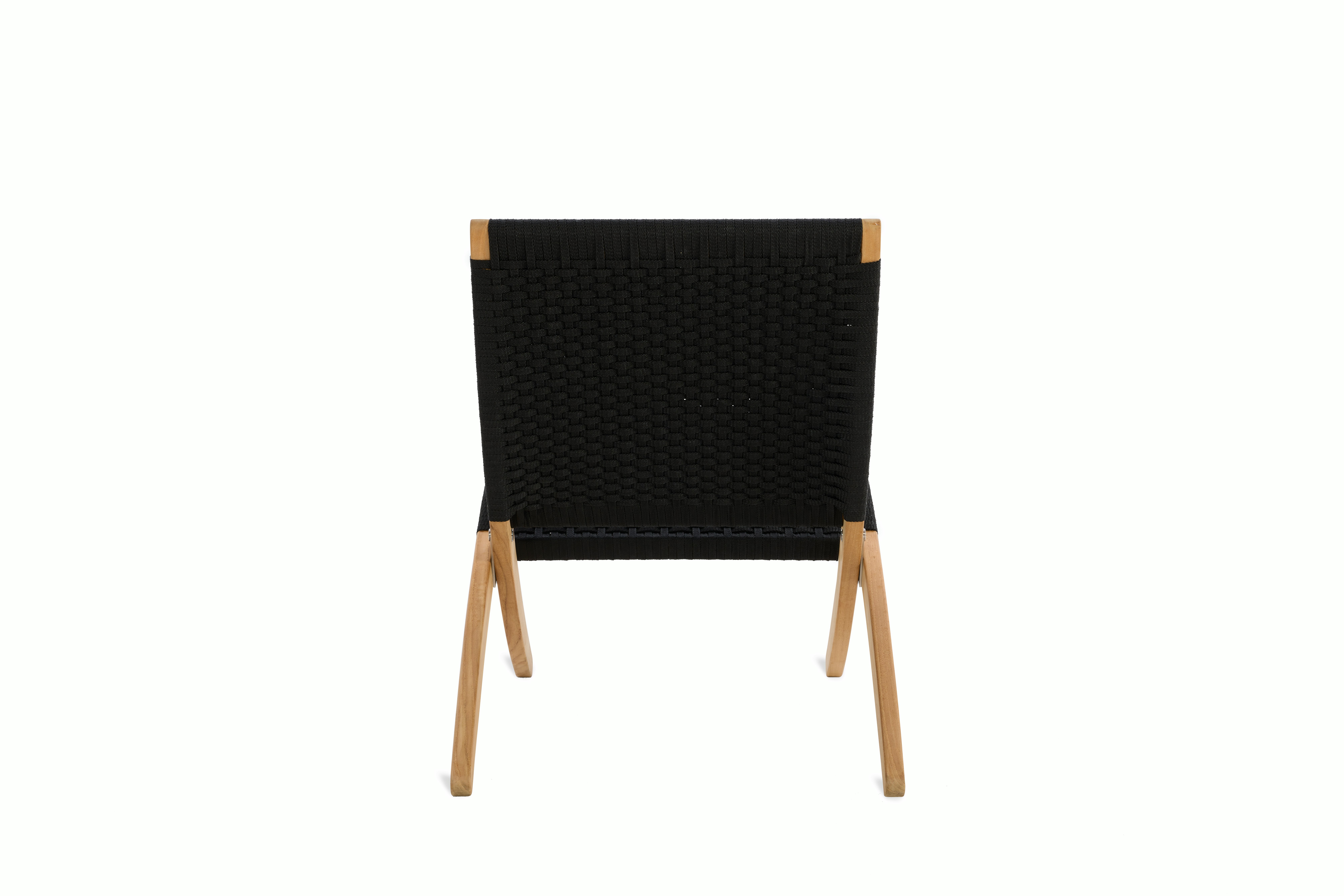 Cuba Outdoor Lounge Chair - black
