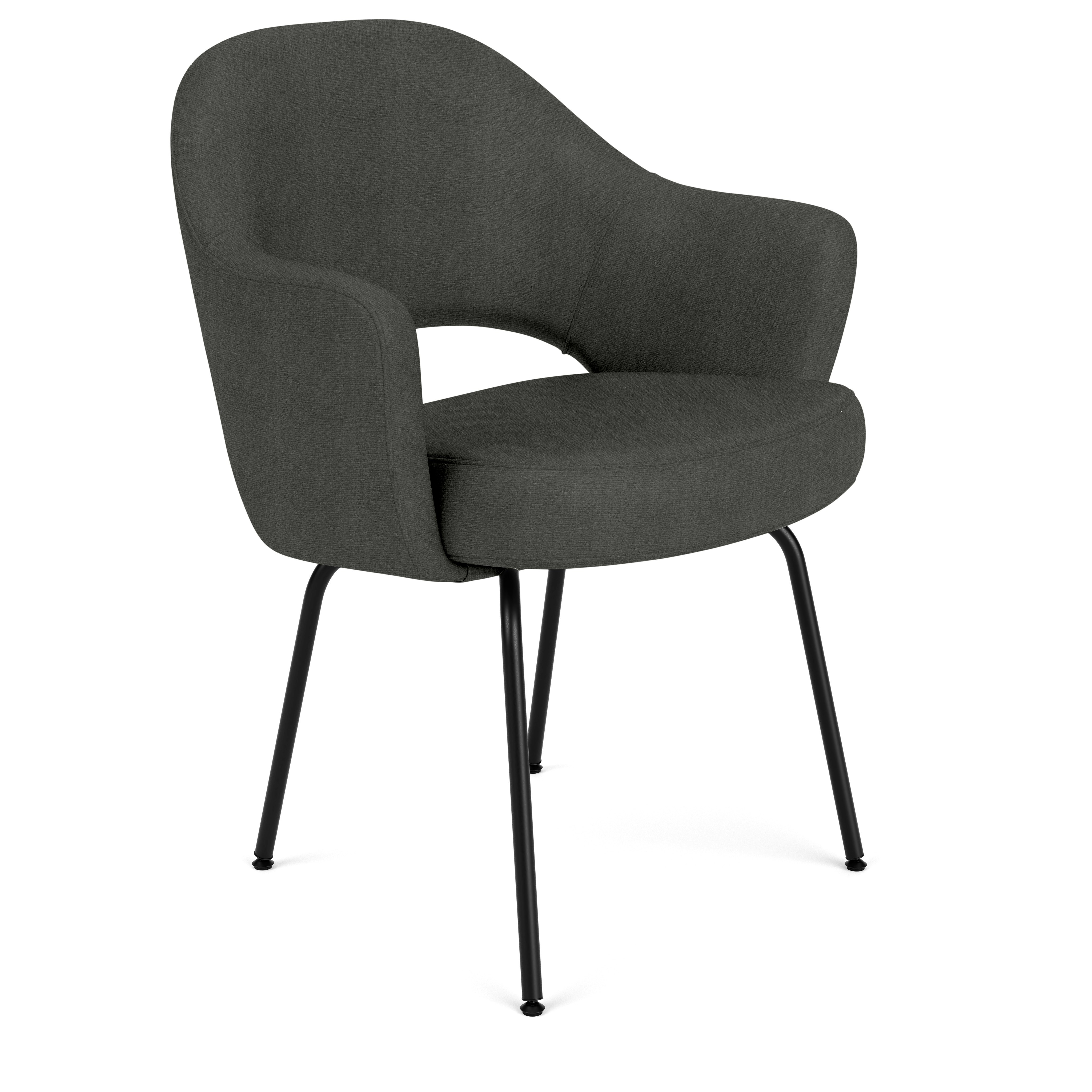 Saarinen Executive Armchair - Aegean,  Licorice,  Black