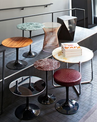 New York Home Design Shop with Saarinen Womb Chair and Ottoman