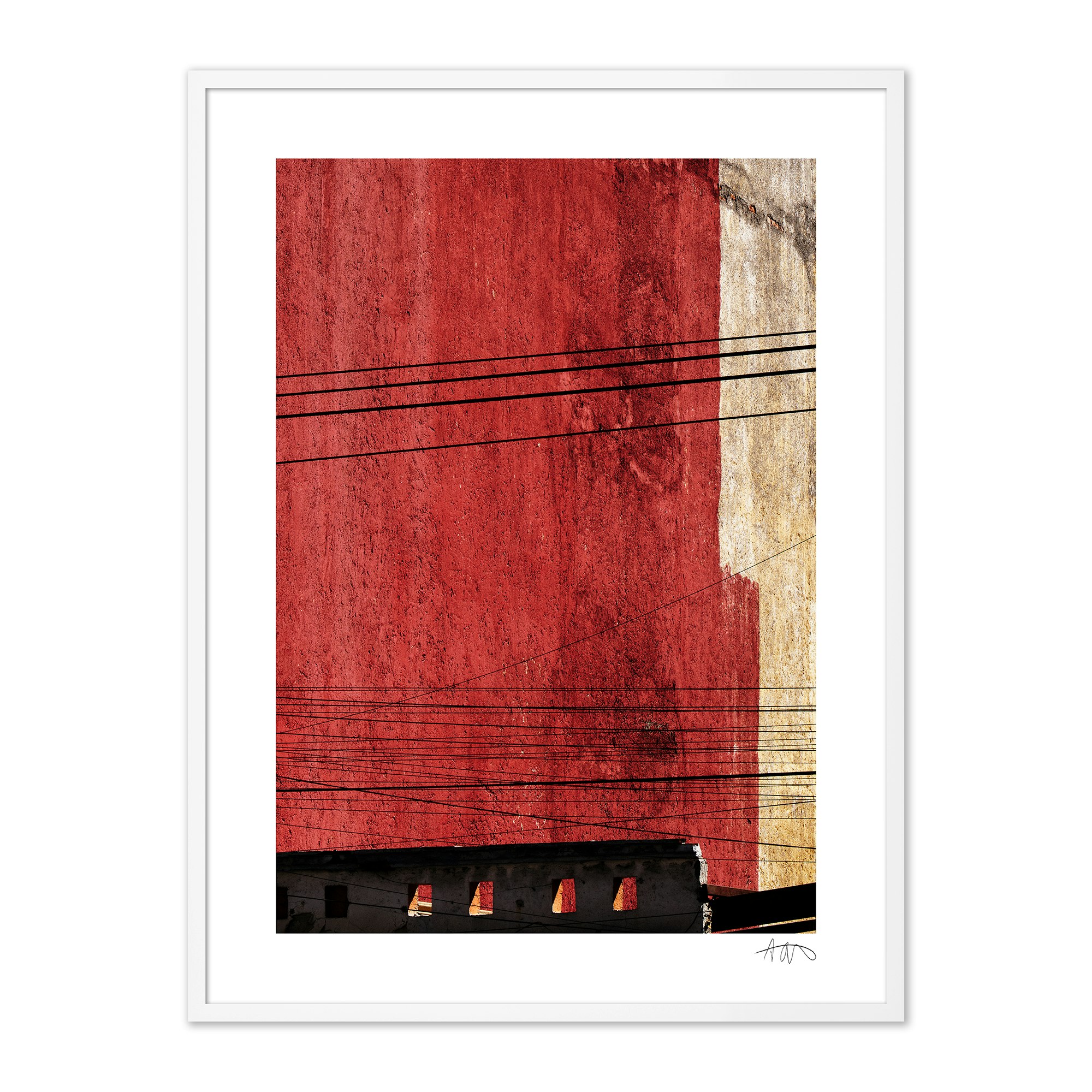 Untitled (Red & White), Mexico City, 2024